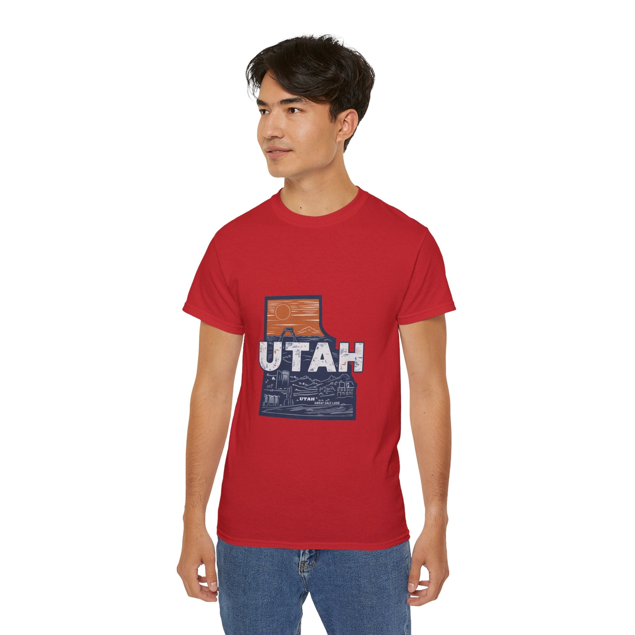 États américains emblématiques rétro : t-shirt Utah