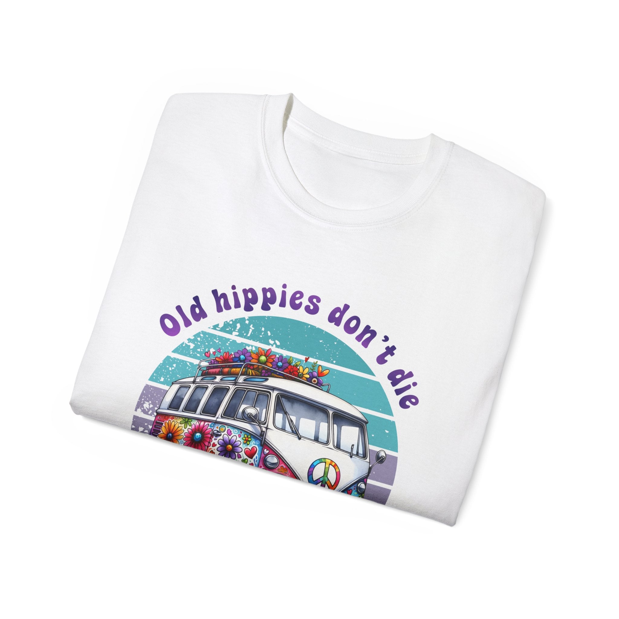 Hippie t-shirt, HarmonieBus t-shirt