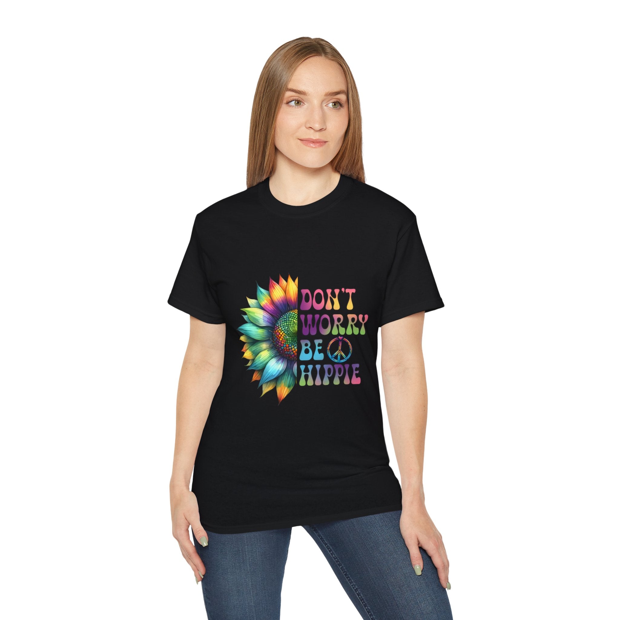 Hippie t-shirt, Bright Sunflower t-shirt