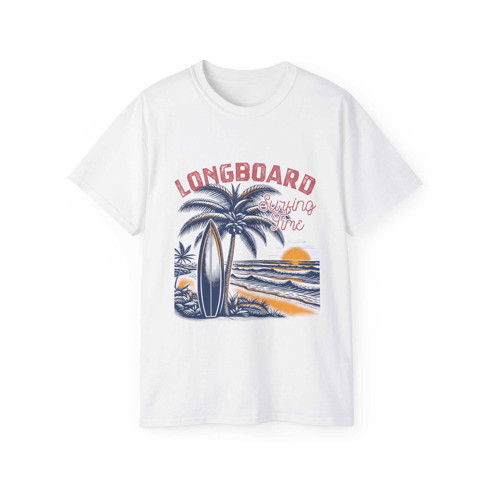 Vintage Summer Beach : T-shirt vacances surf