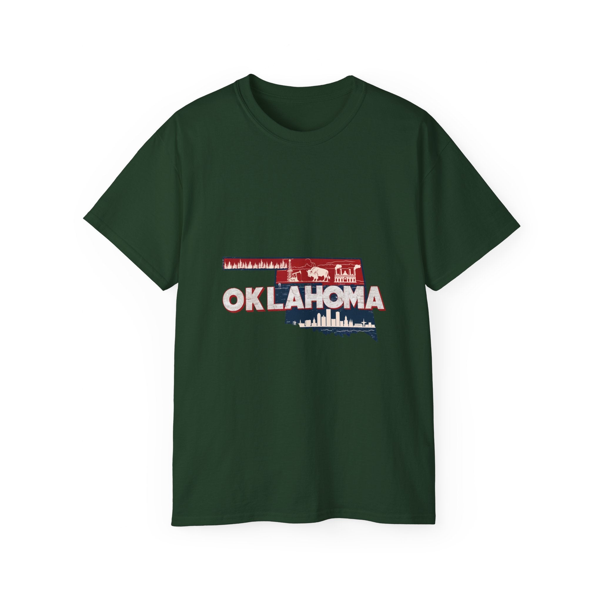 Retro  Iconic U.S. States : Oklahoma t-shirt