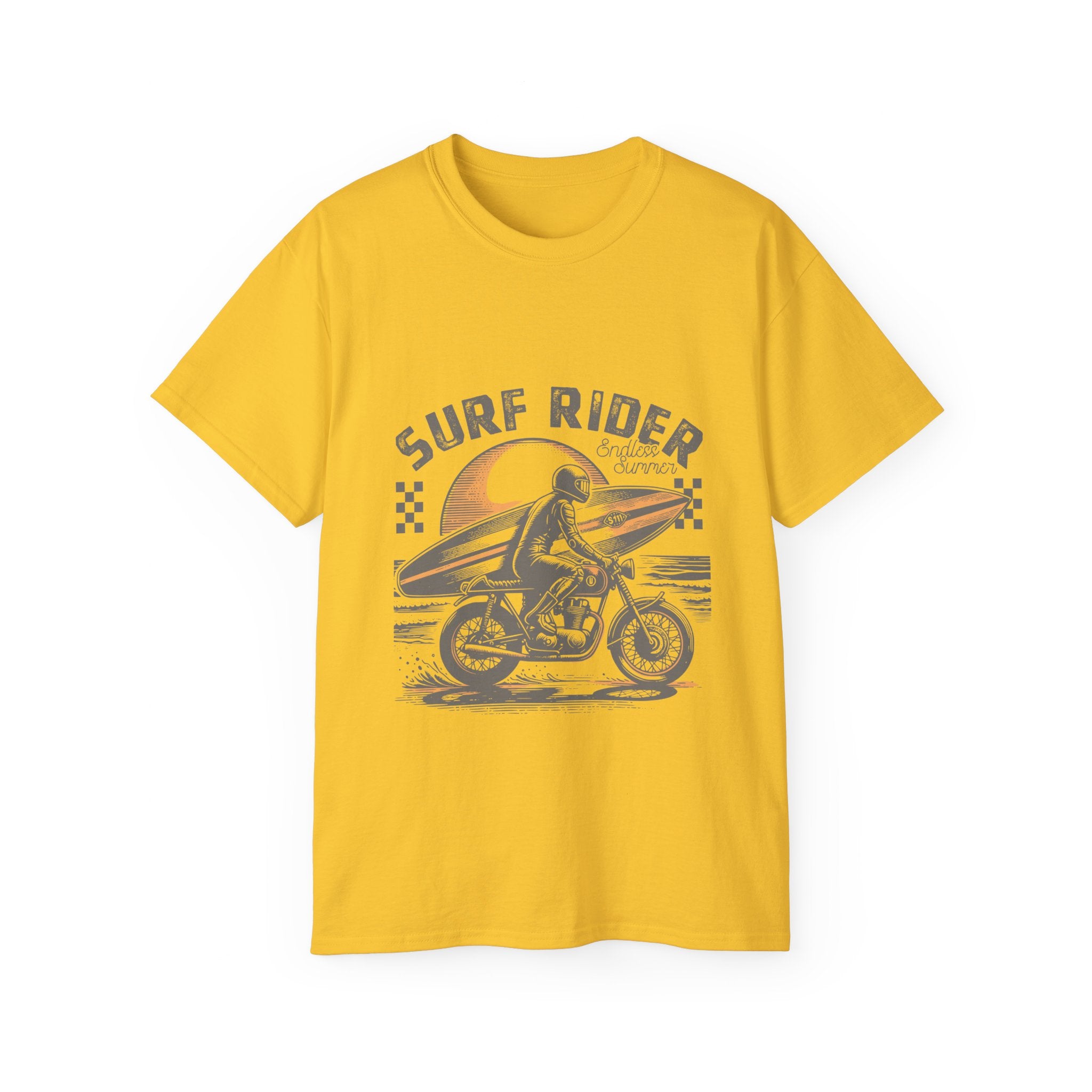 Plage d'été vintage : t-shirt Surf Rider