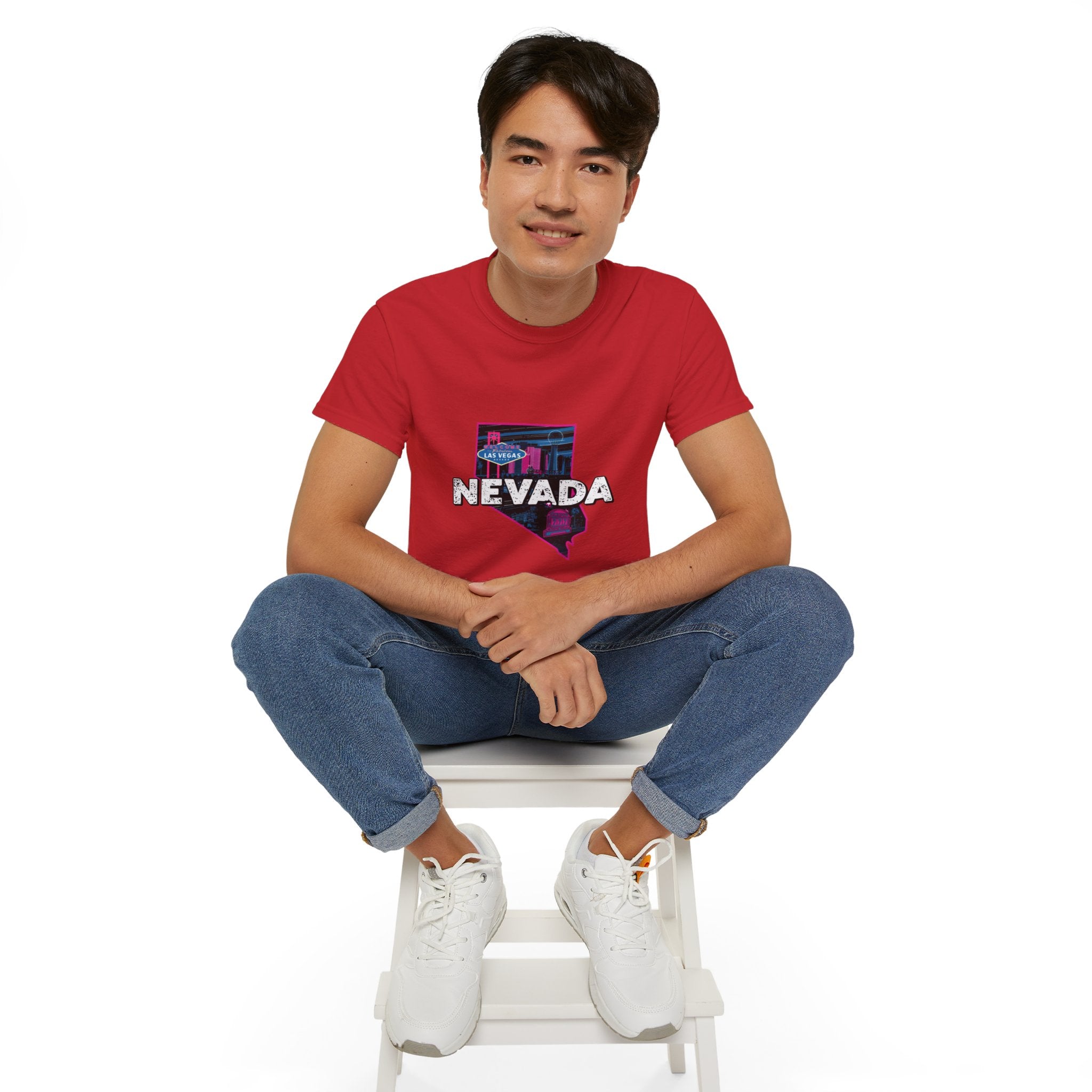 Retro  Iconic U.S. States : Nevada t-shirt