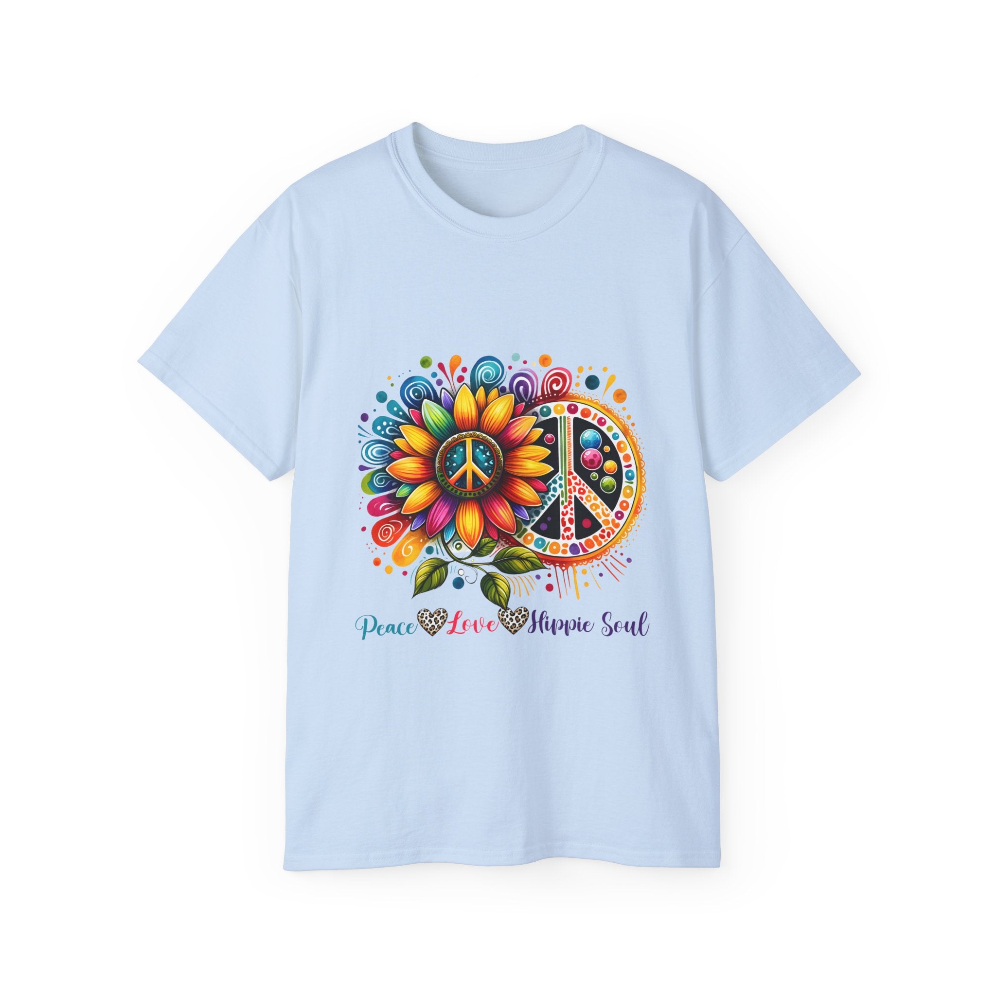 T-shirt hippie, t-shirt Armonia floreale