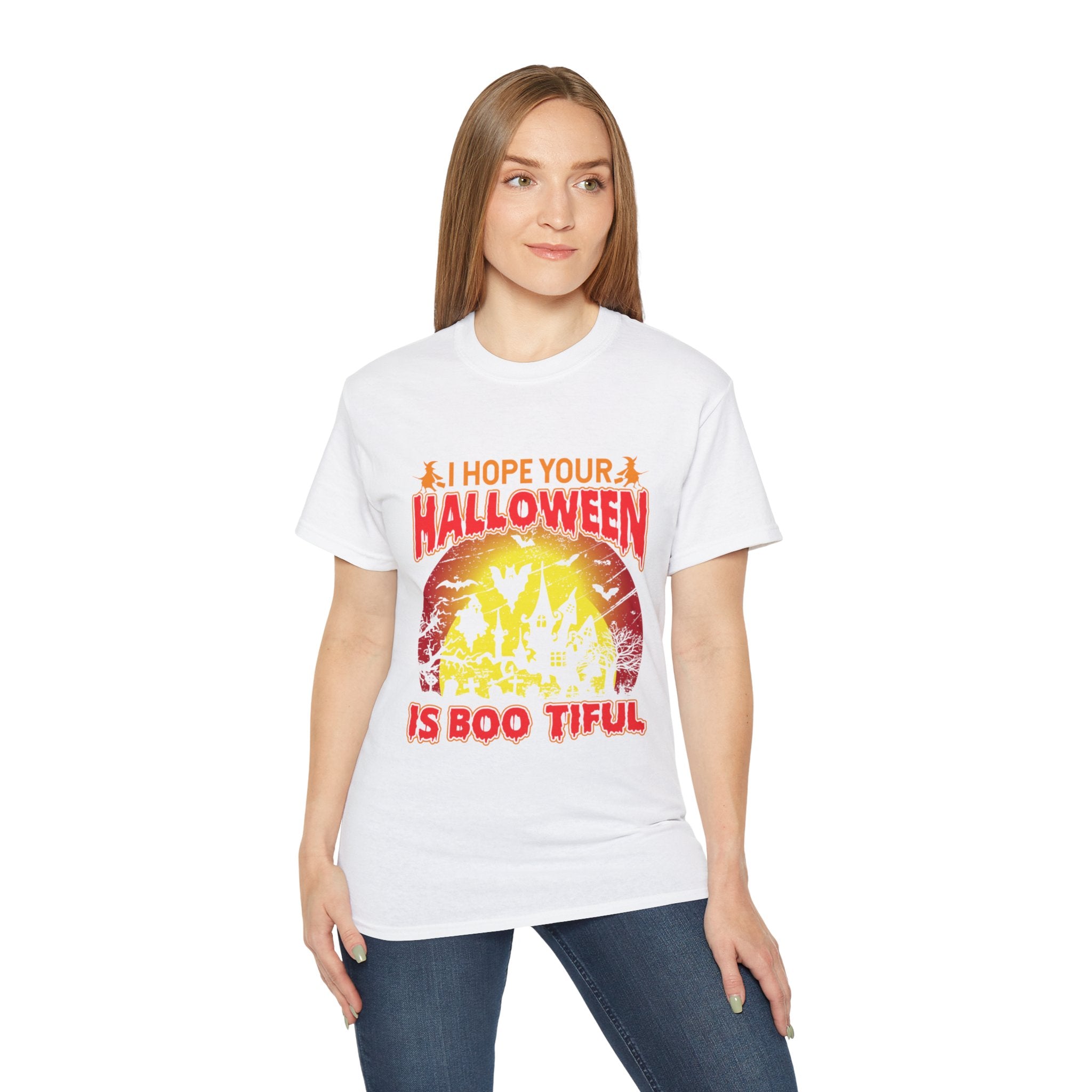 Spero che il tuo Halloween sia BOOtiful" T-shirt di Halloween