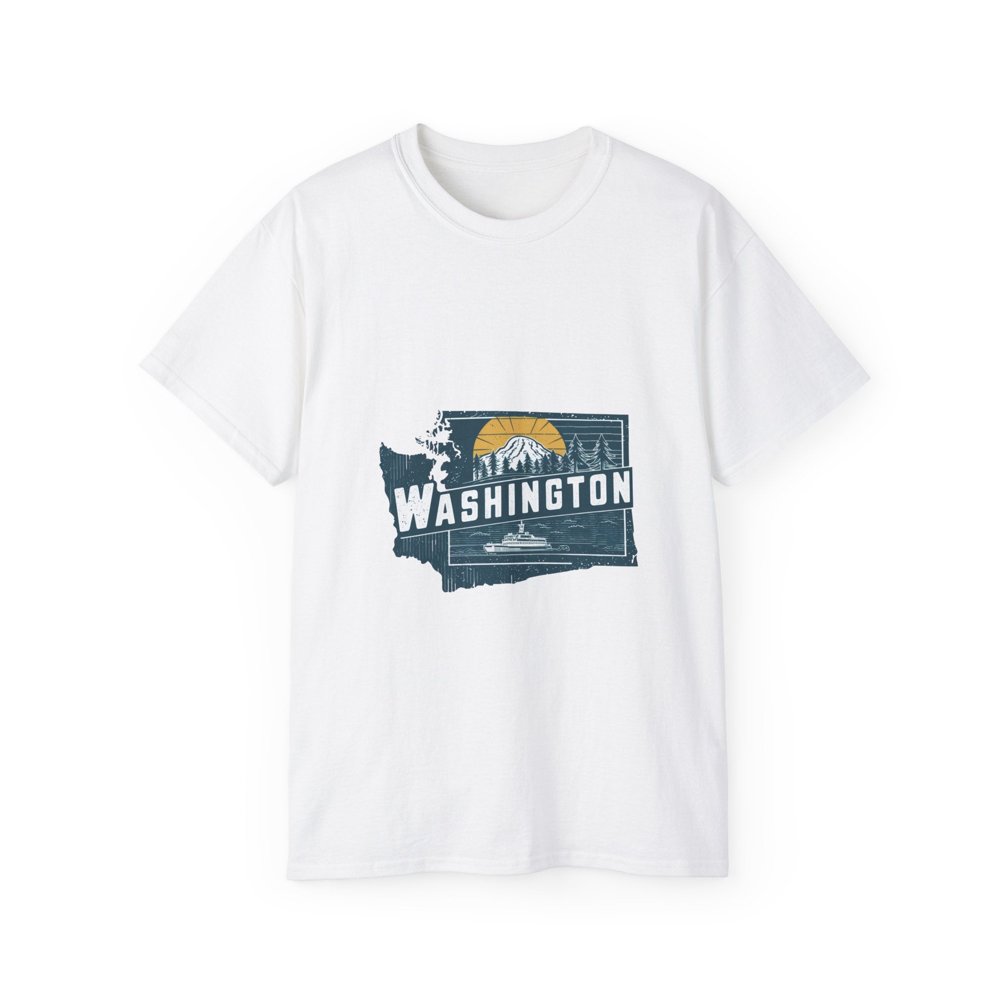 États américains emblématiques rétro : t-shirt Washington