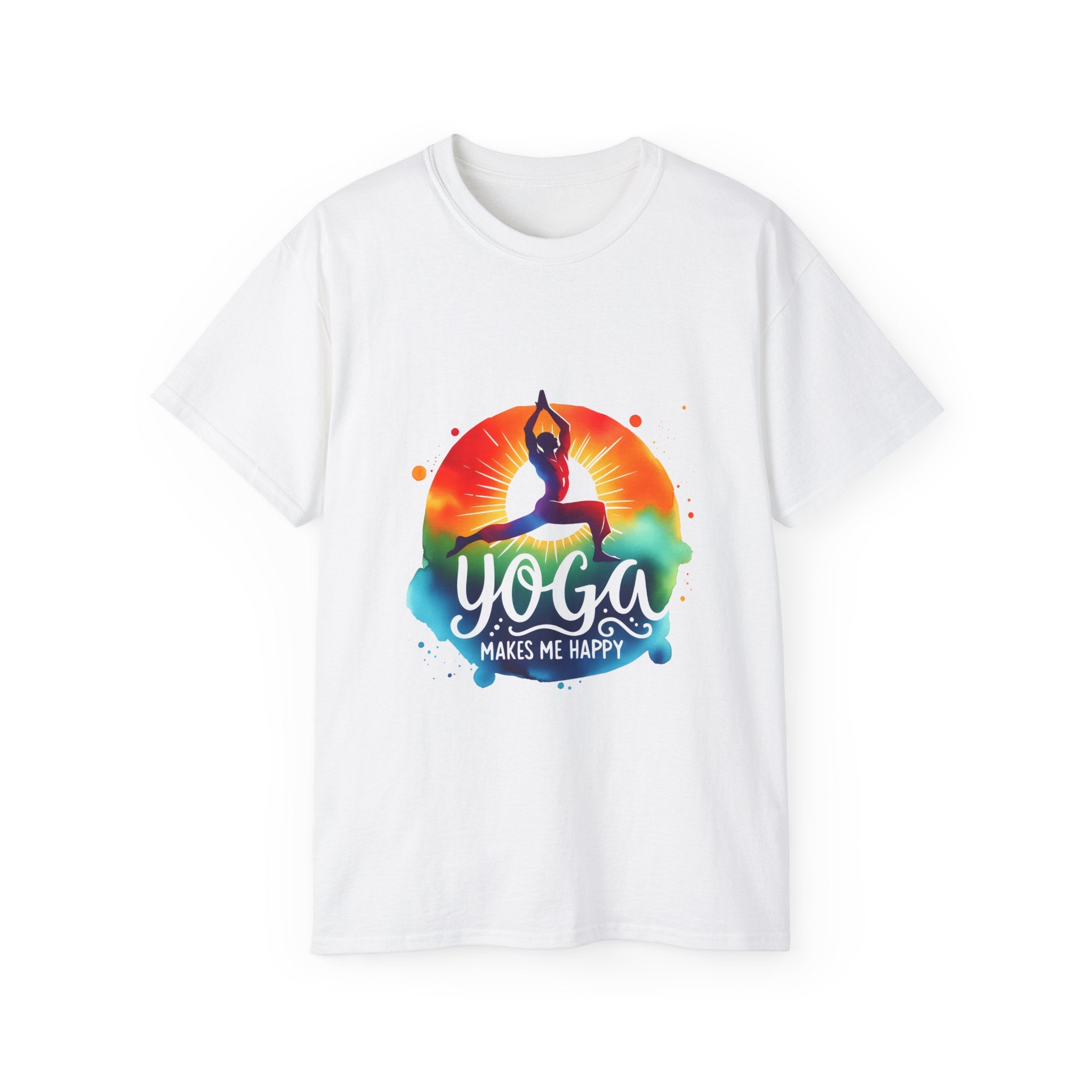 T-shirt de yoga, T-shirt de méditation, T-shirt Make me Happy