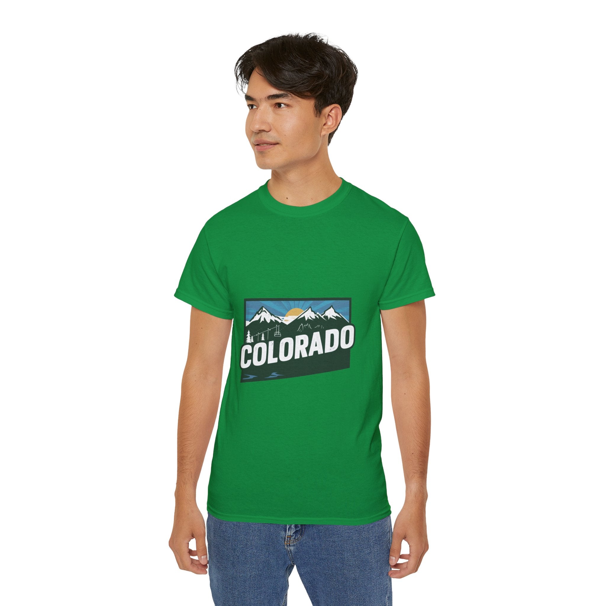 États américains emblématiques rétro : t-shirt Colorado