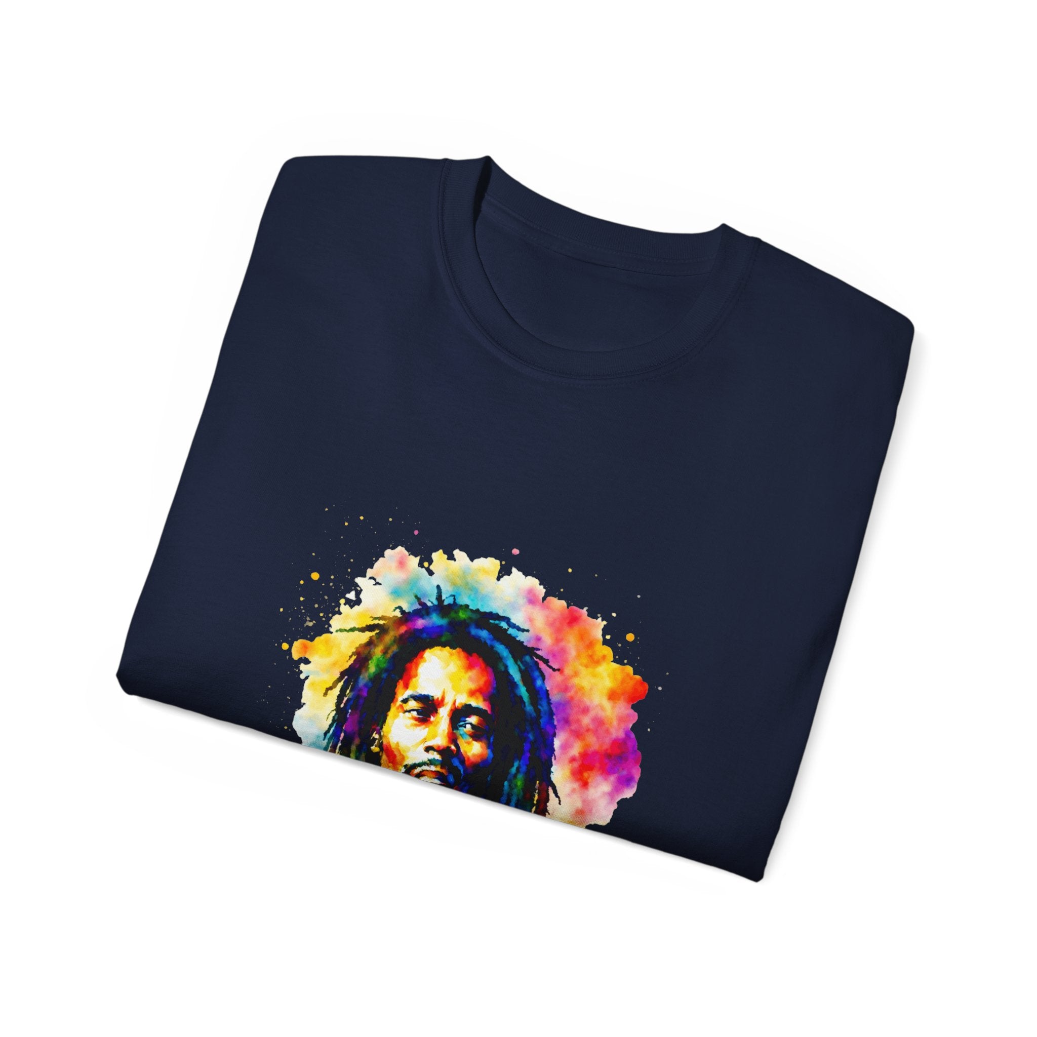 T-shirt Bob Marley, t-shirt colorata Reggae Dreads