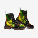 Reggae Vibes Vegan Combat Boots