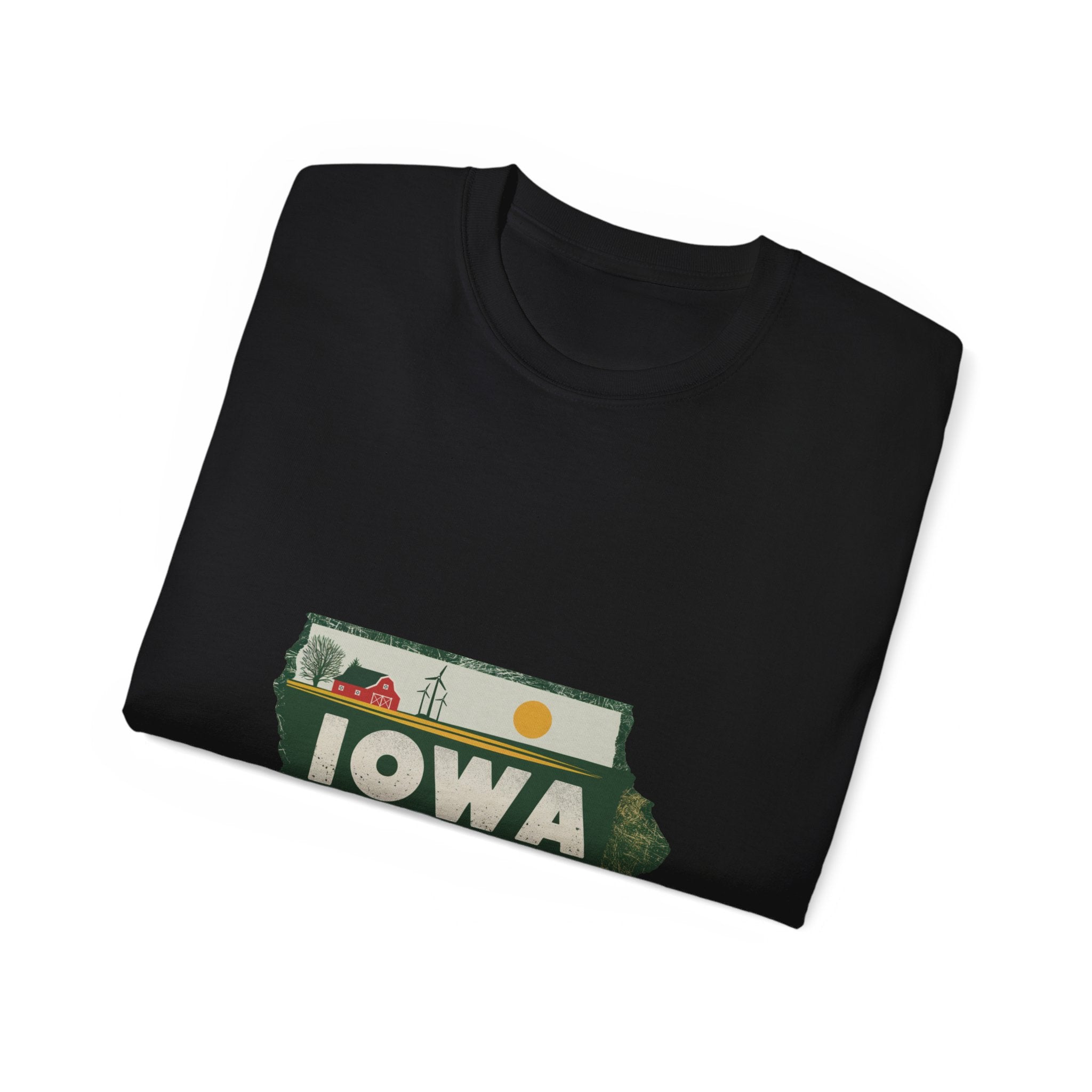 États américains emblématiques rétro : t-shirt Iowa