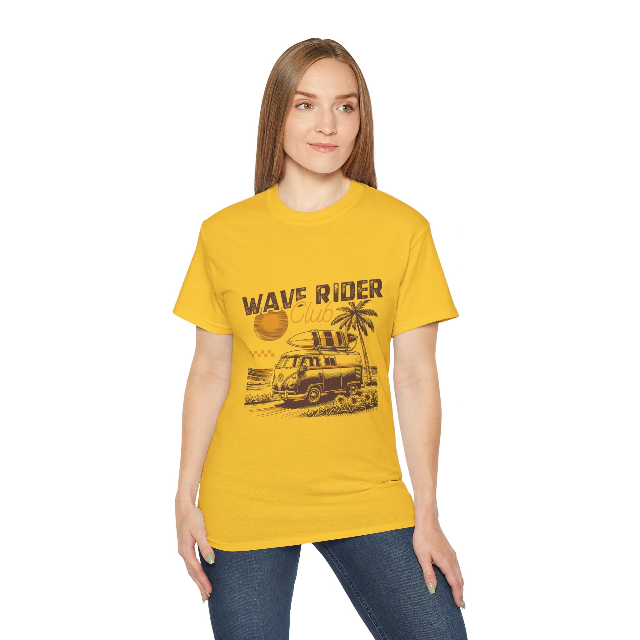 Plage d'été vintage : t-shirt Wave Rider