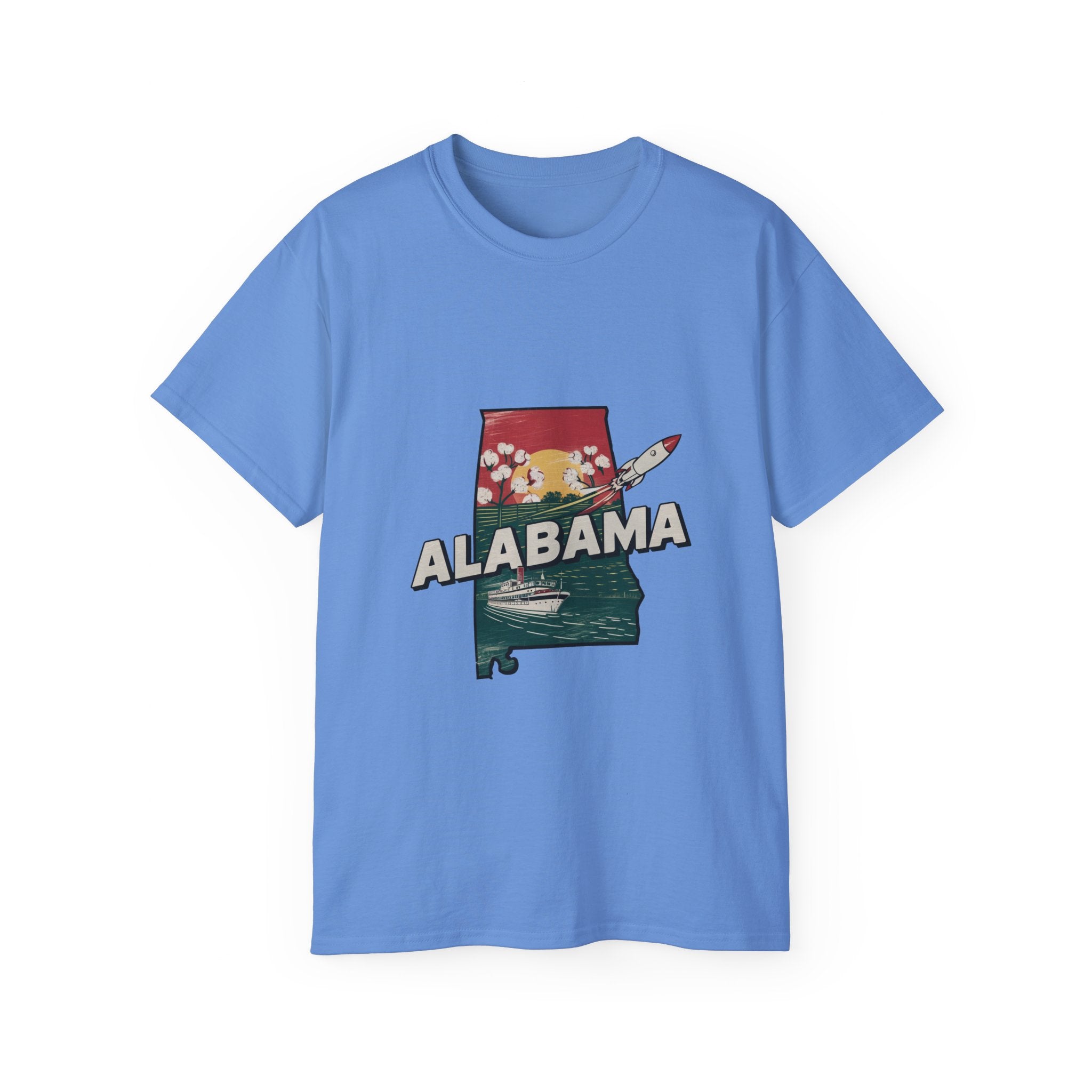 États américains emblématiques rétro : t-shirt Alabama