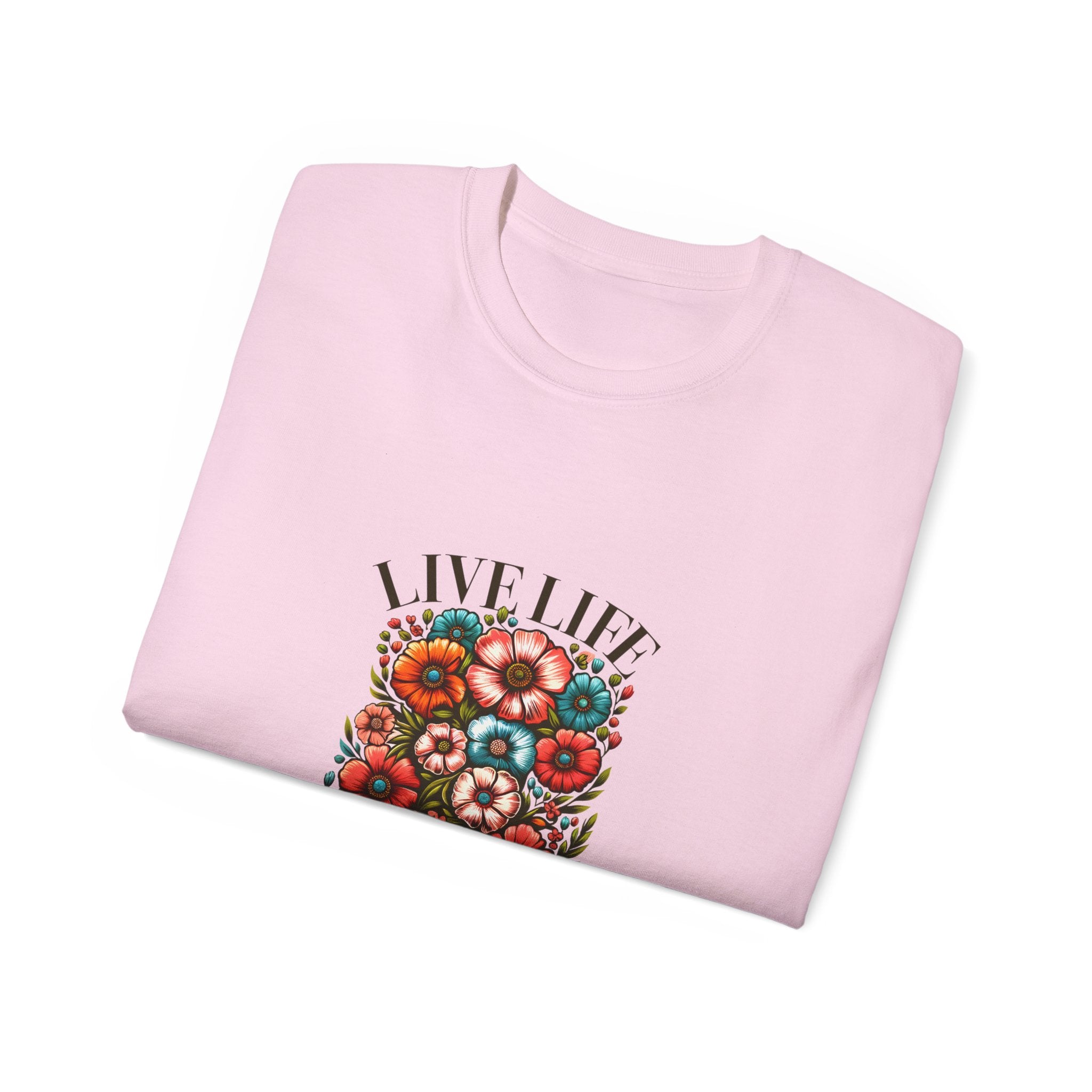 Hippie t-shirt, Live life to the full t-shirt