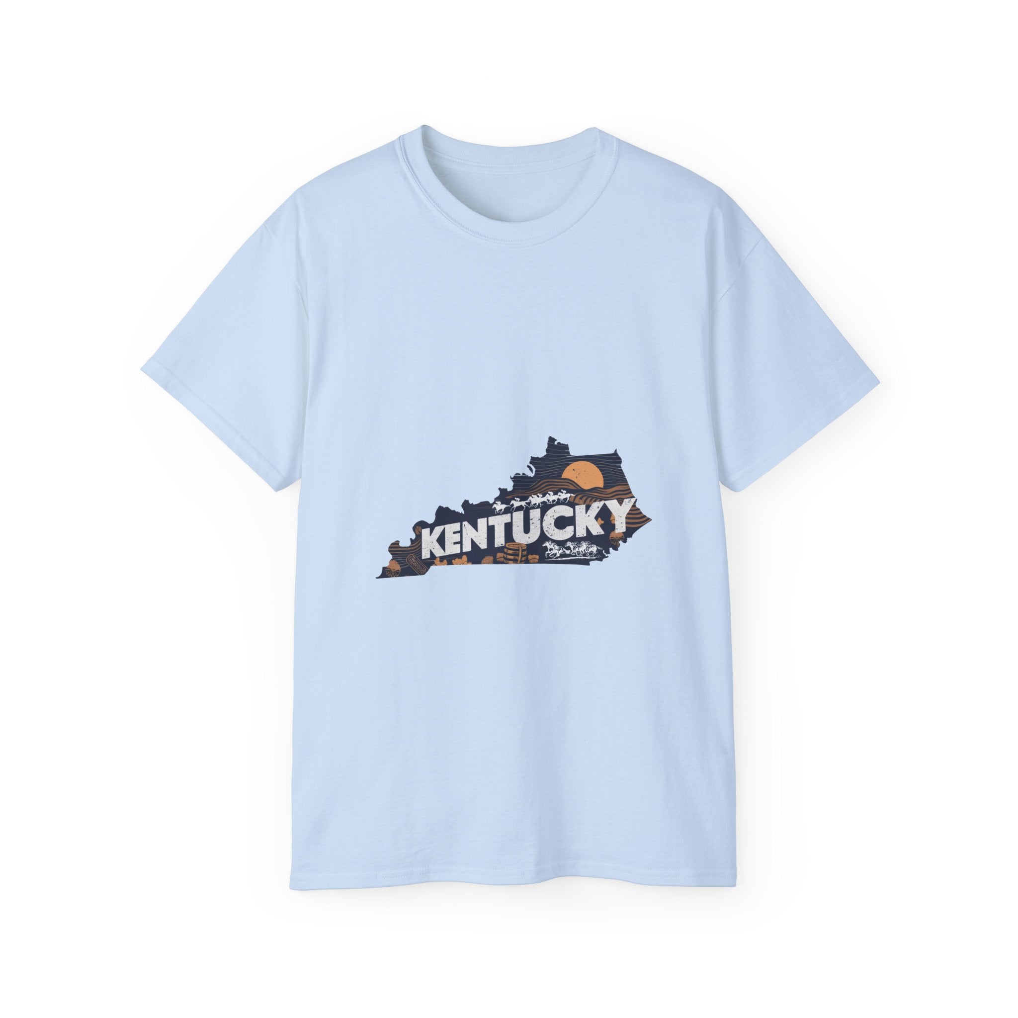 États américains emblématiques rétro : t-shirt Kentucky