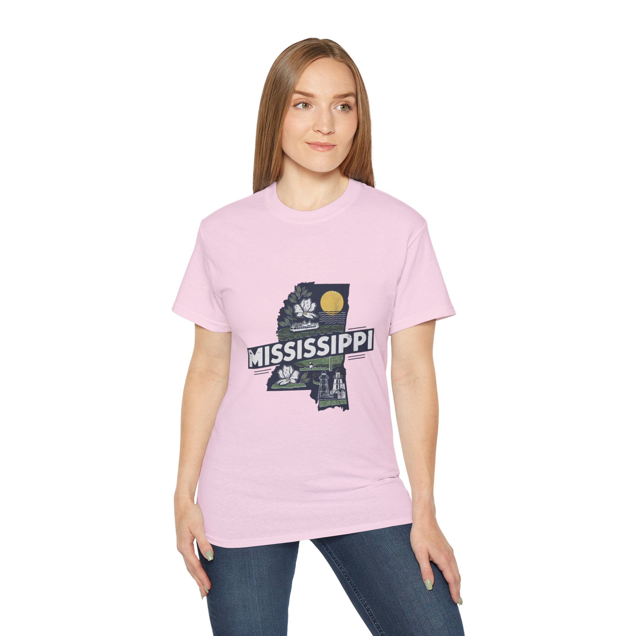 Retro  Iconic U.S. States :  Mississippi t-shirt