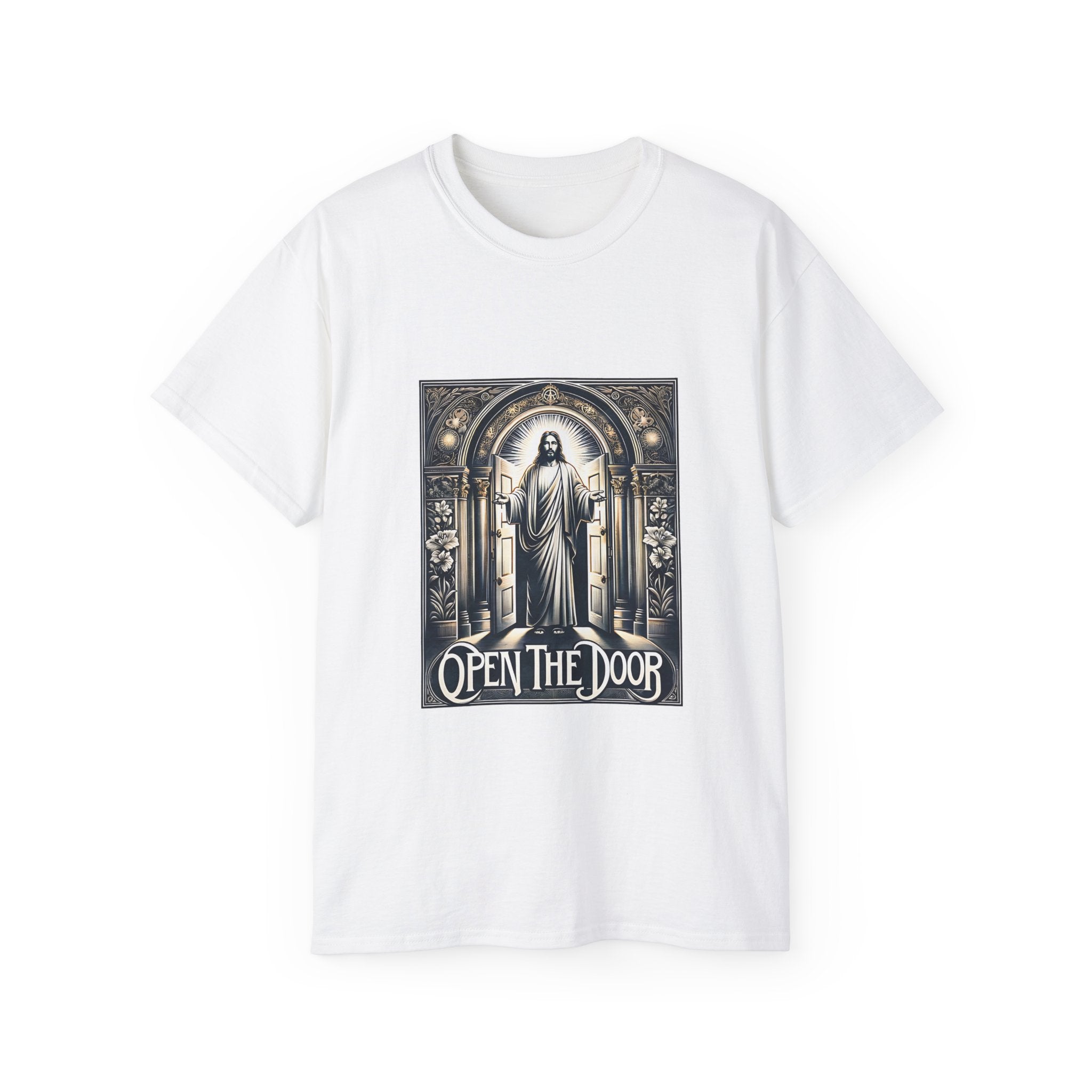 Christian t-shirt, Open the door t-shirt