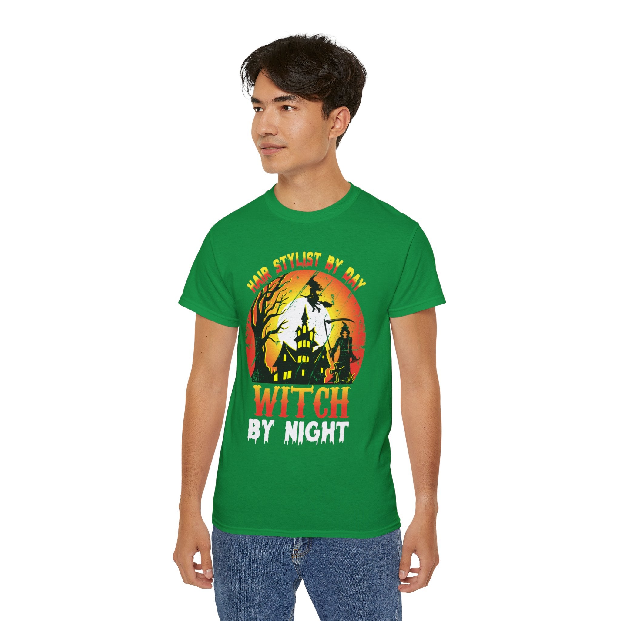 Hair Stylist by Day, Witch by Night Halloween T-Shirt