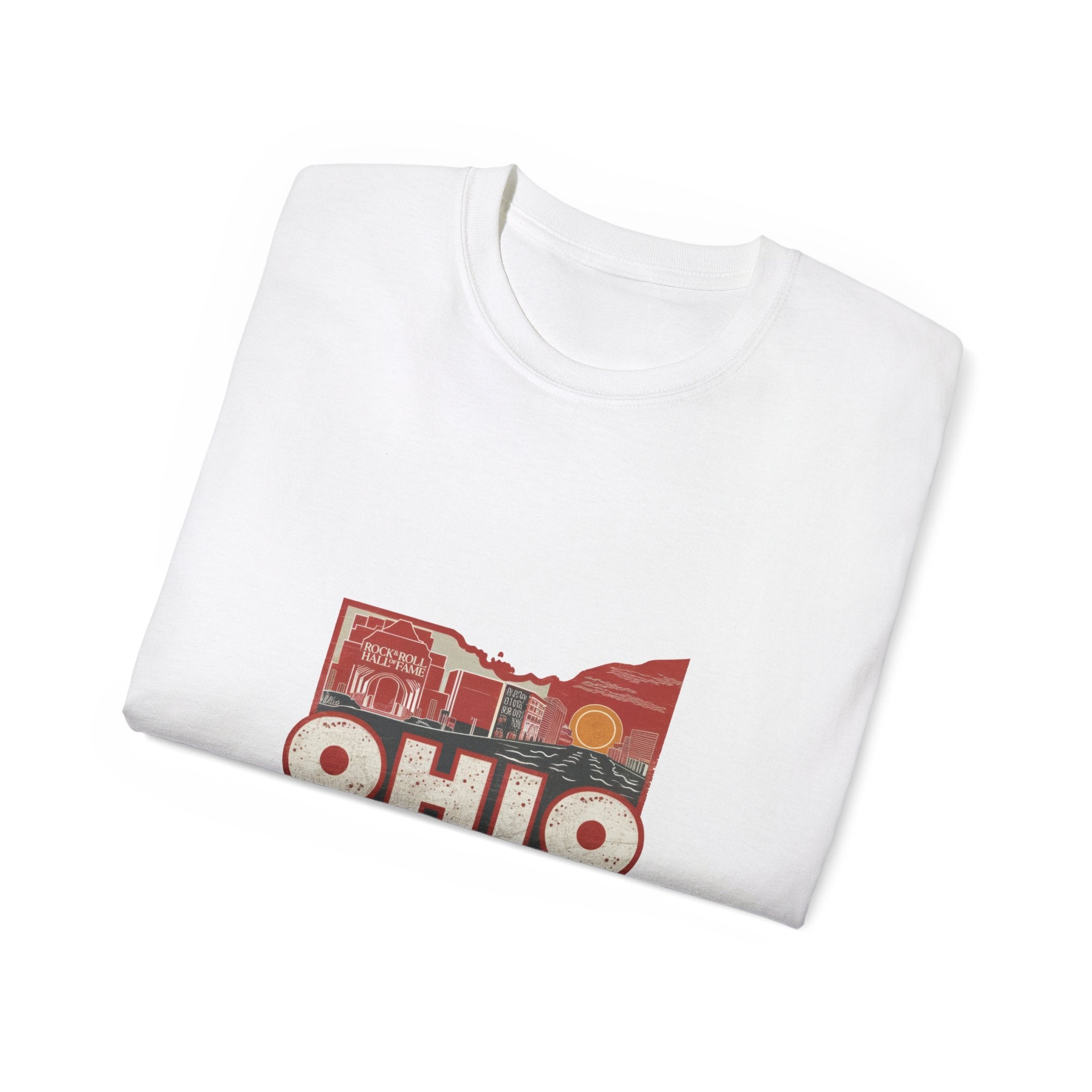 États américains emblématiques rétro : t-shirt Ohio