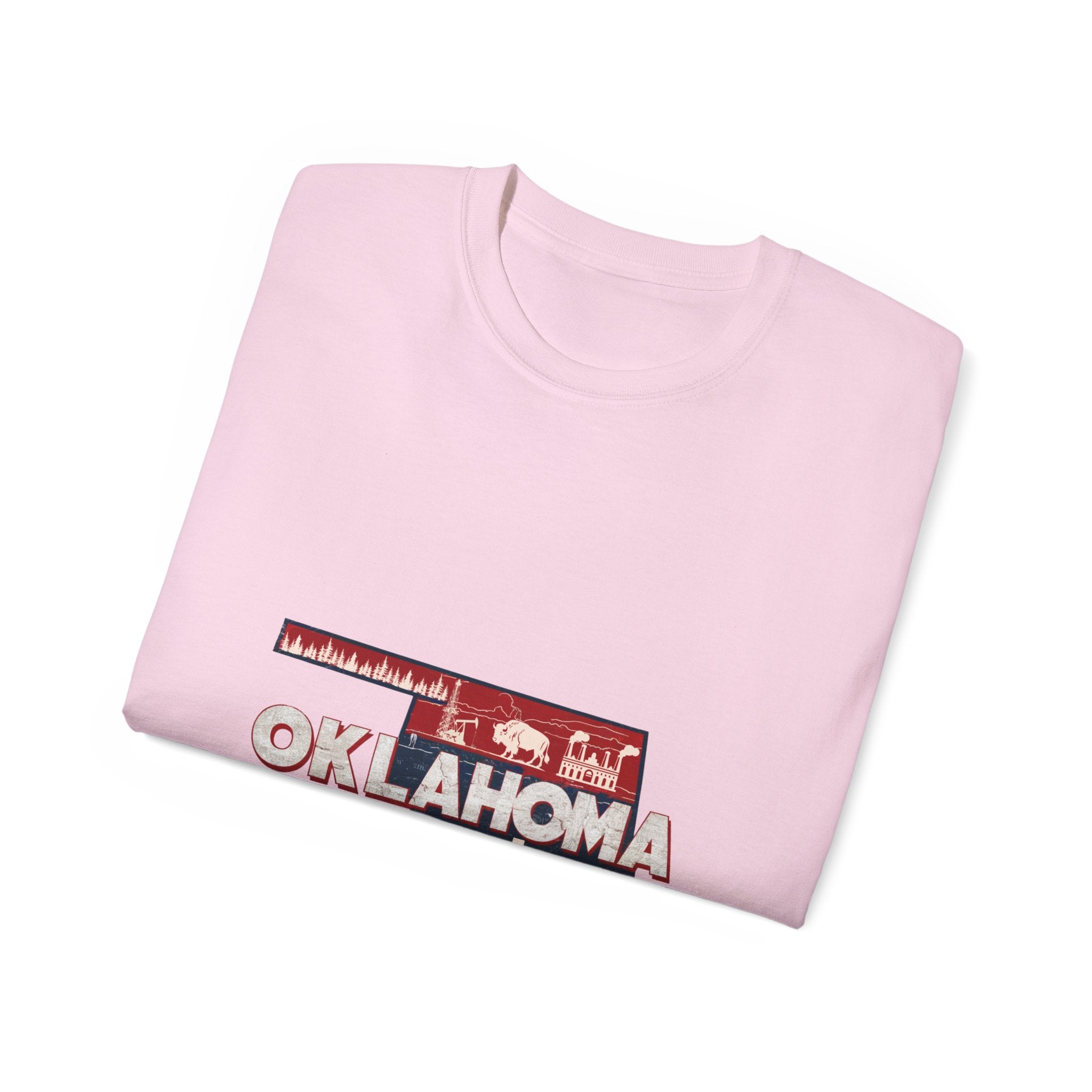 États américains emblématiques rétro : t-shirt Oklahoma