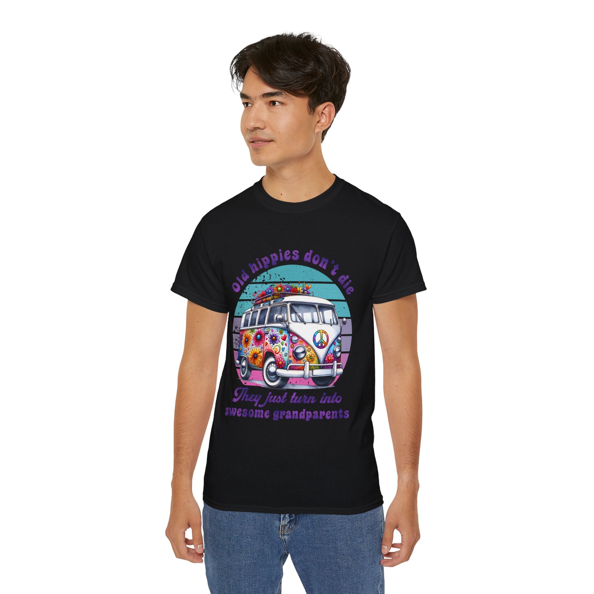 Hippie t-shirt, HarmonieBus t-shirt