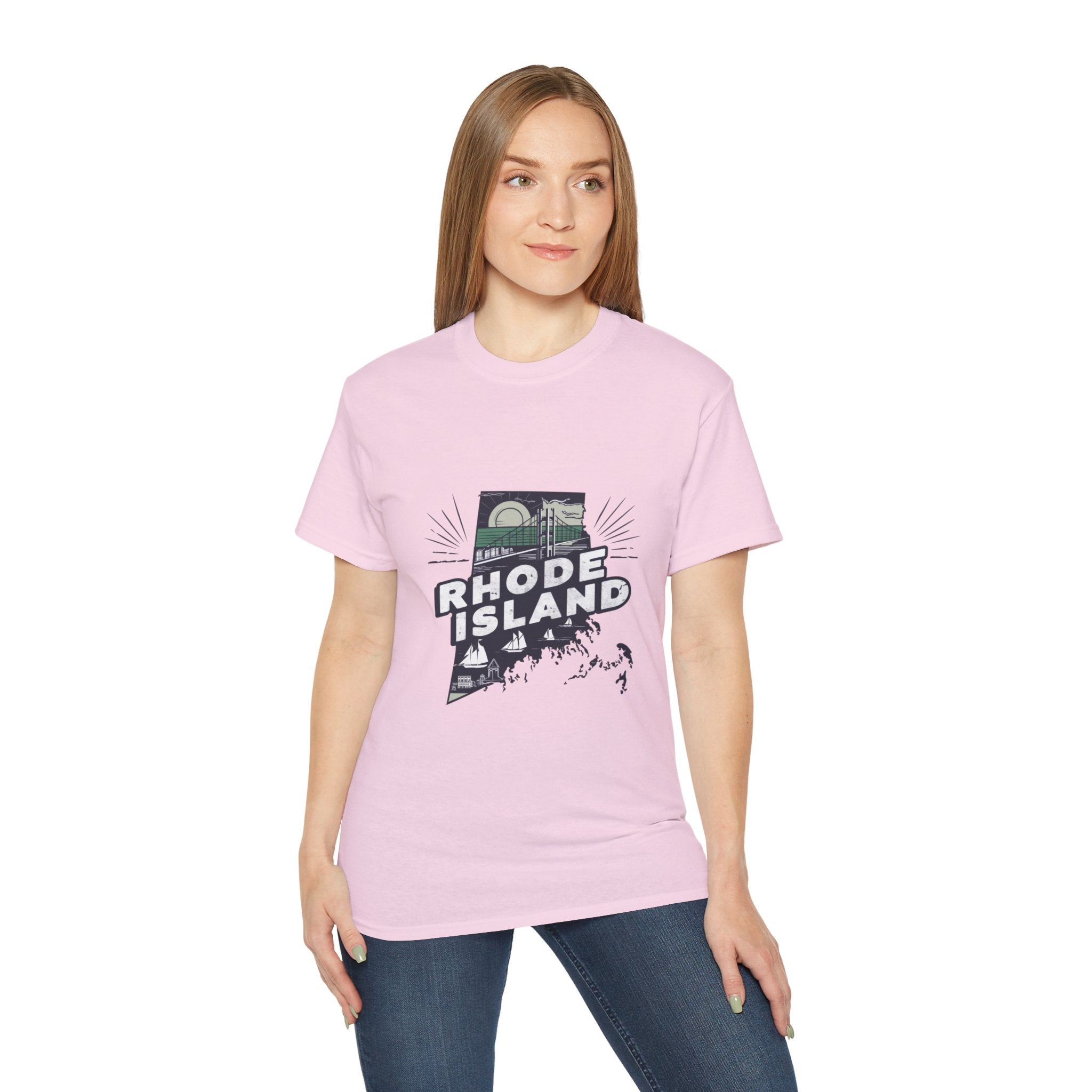 Retro  Iconic U.S. States : Rhode Island t-shirt