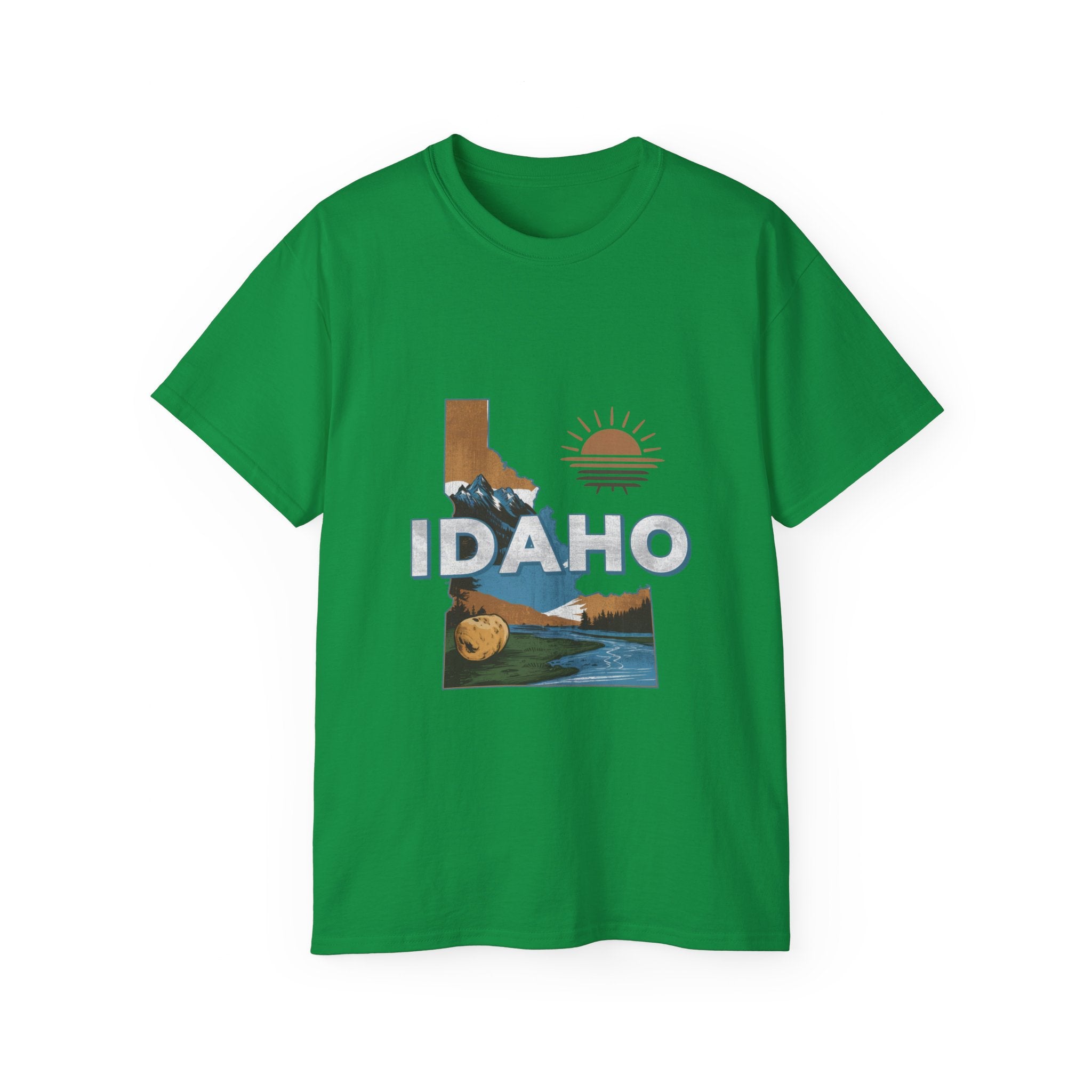 T-shirt rétro emblématique des États américains : Idaho