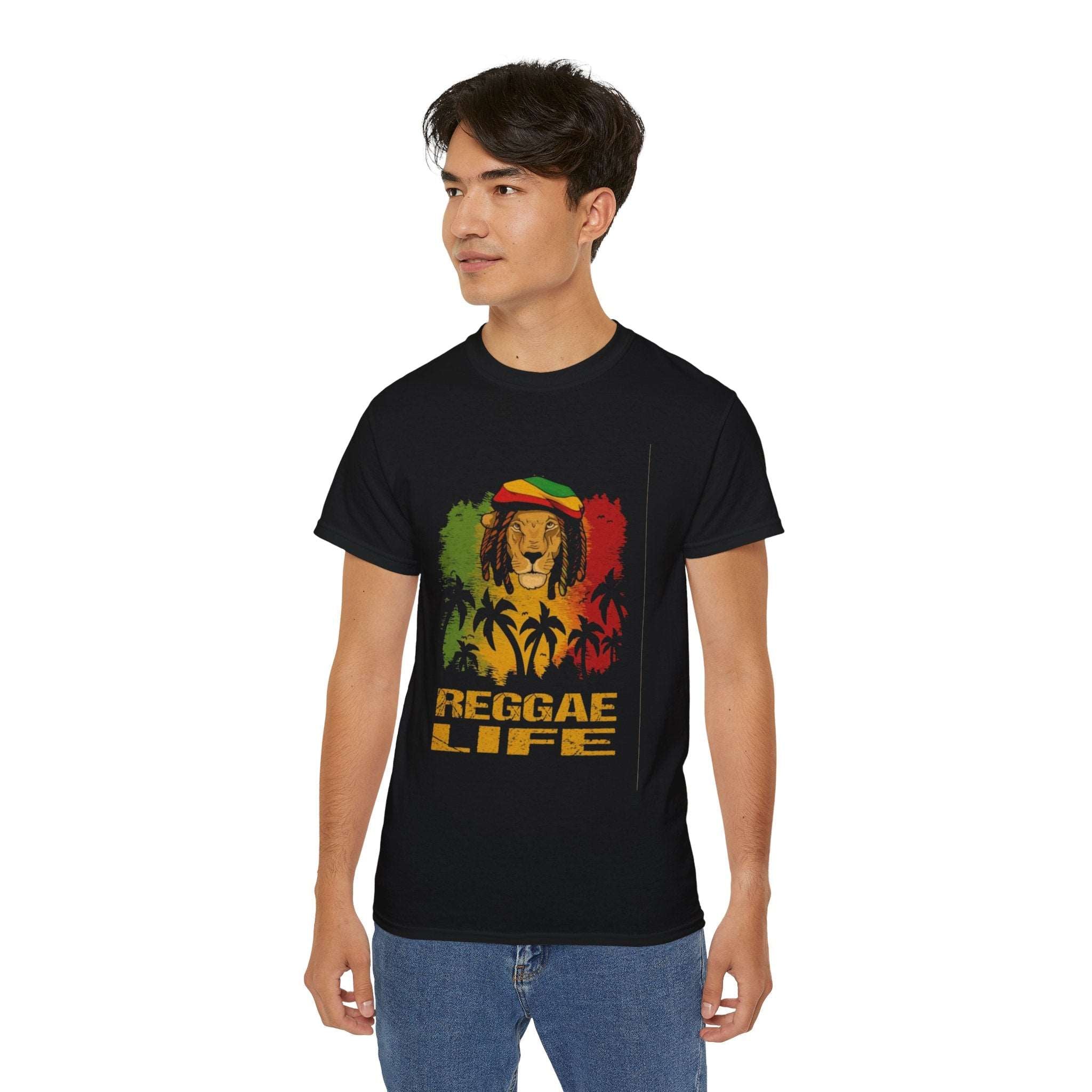 Bold Print Reggae T-Shirt: Make a Statement