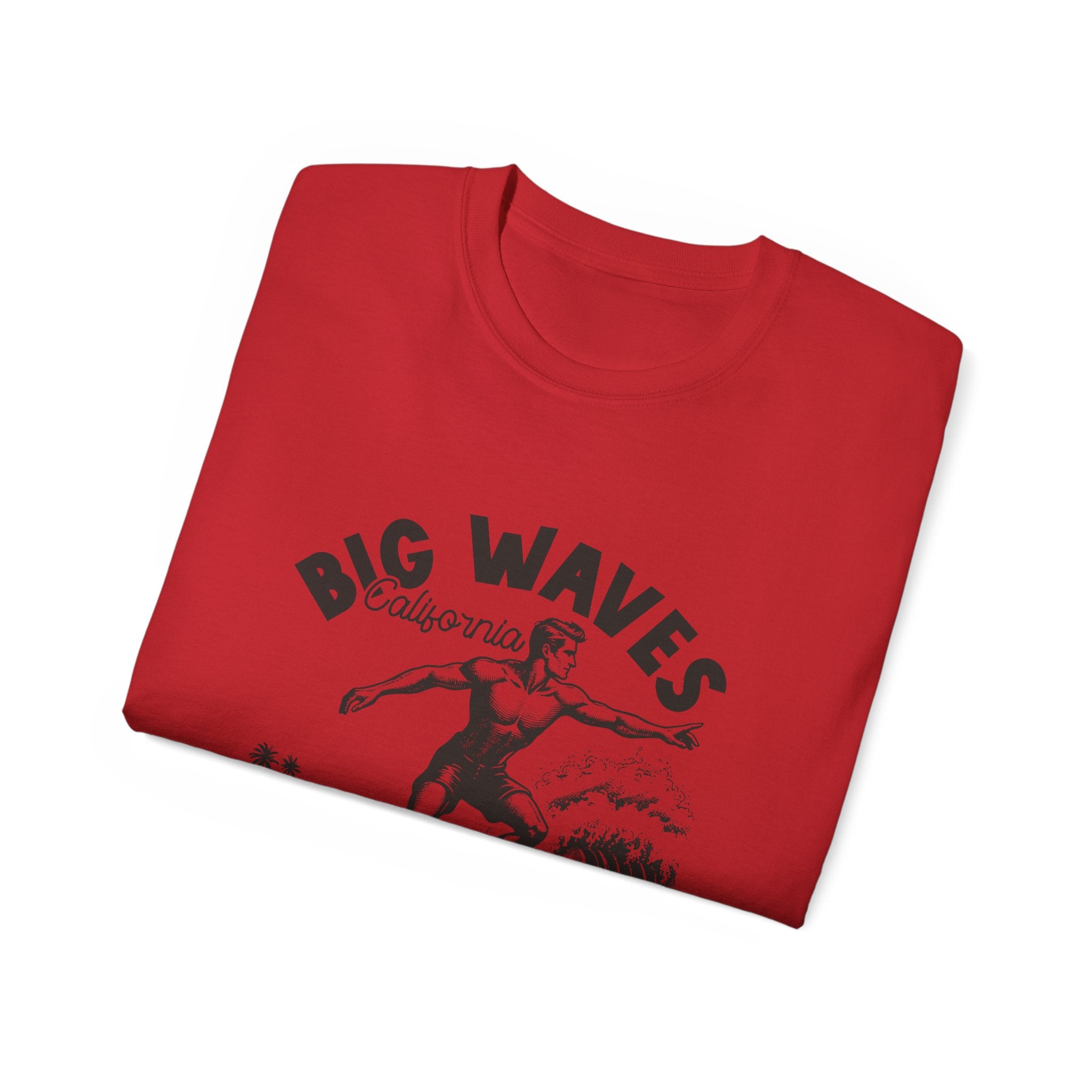 Vintage Summer Beach: Big Waves - T-shirt California