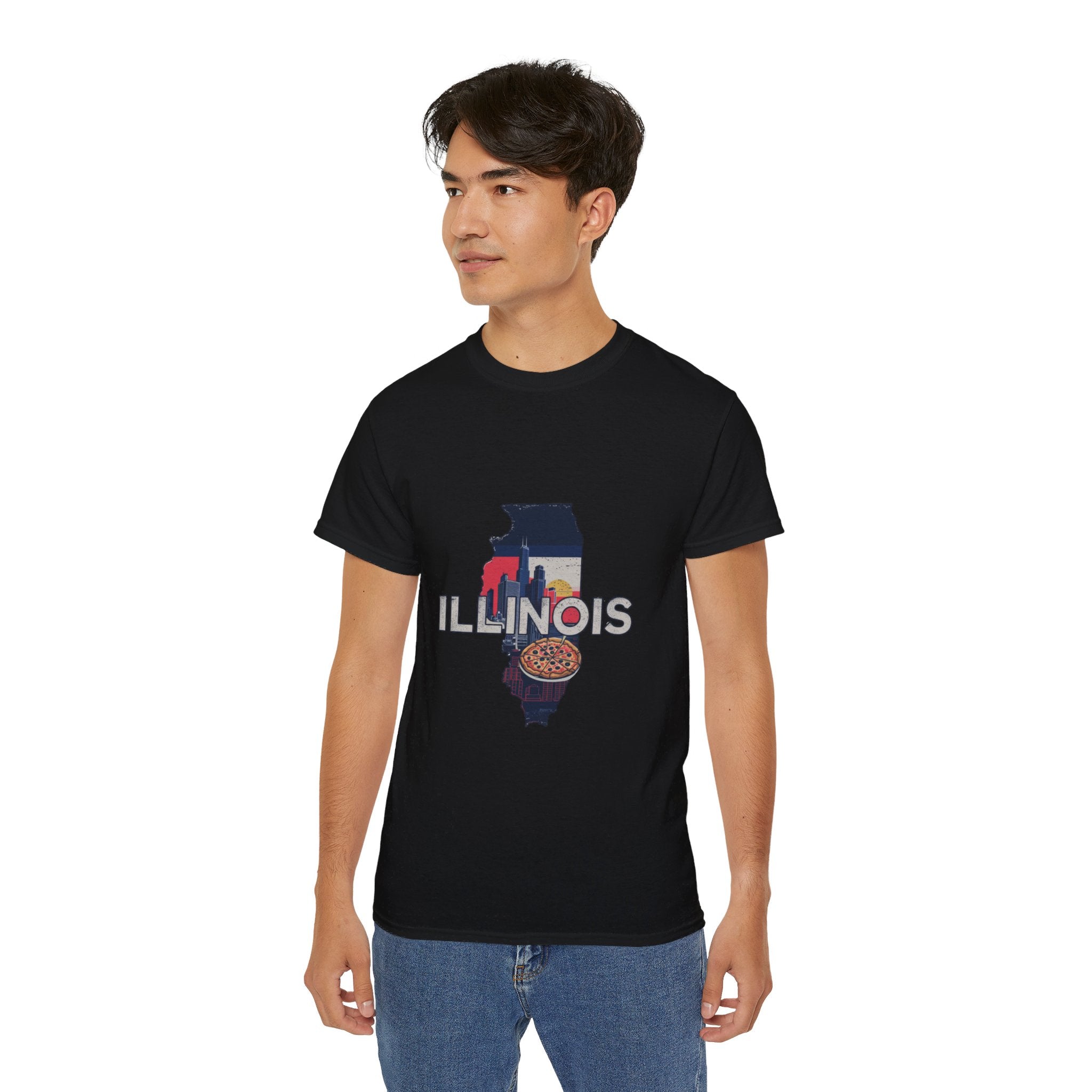 Retro  Iconic U.S. States : Illinois t-shirt