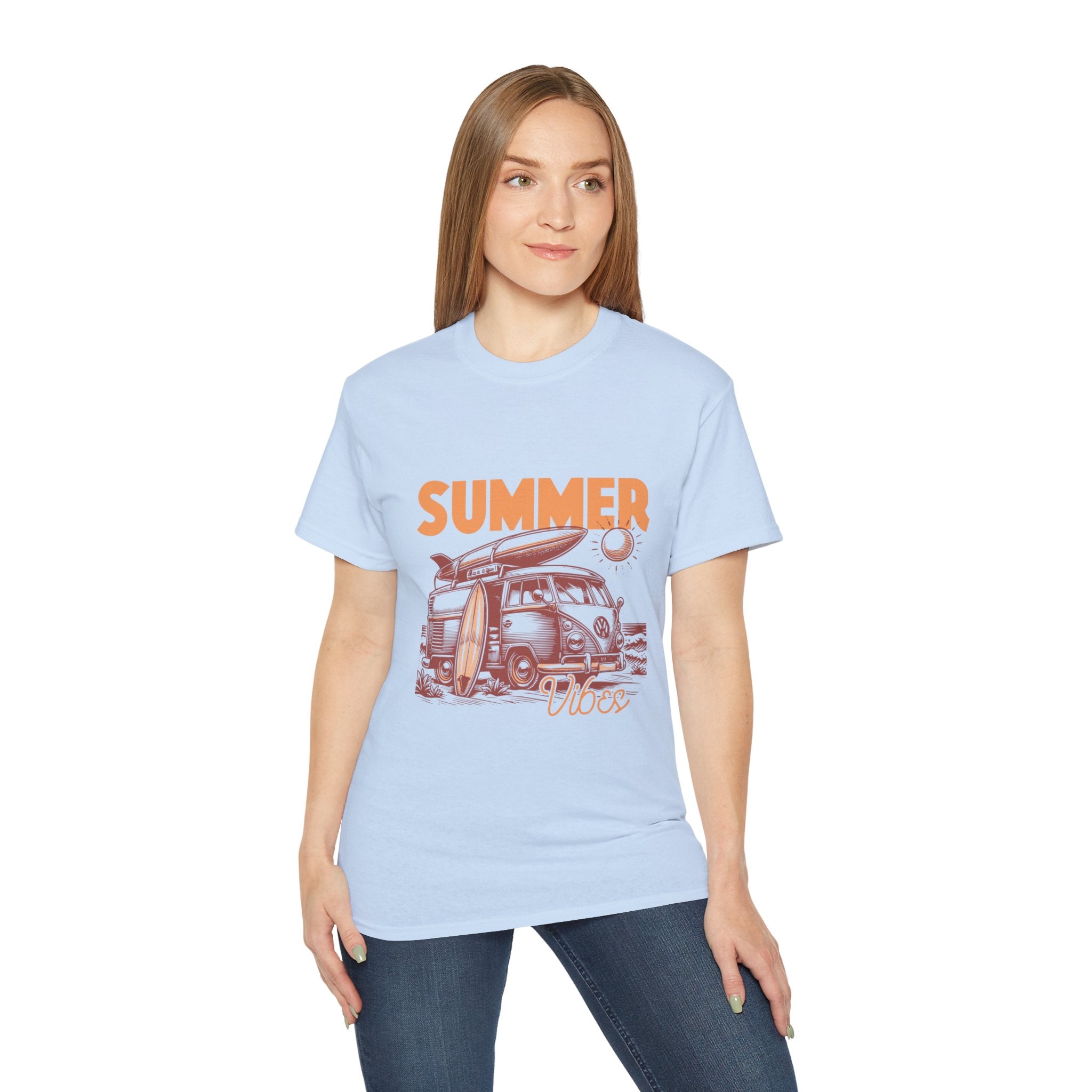 Plage d'été vintage : t-shirt Summer Vibes