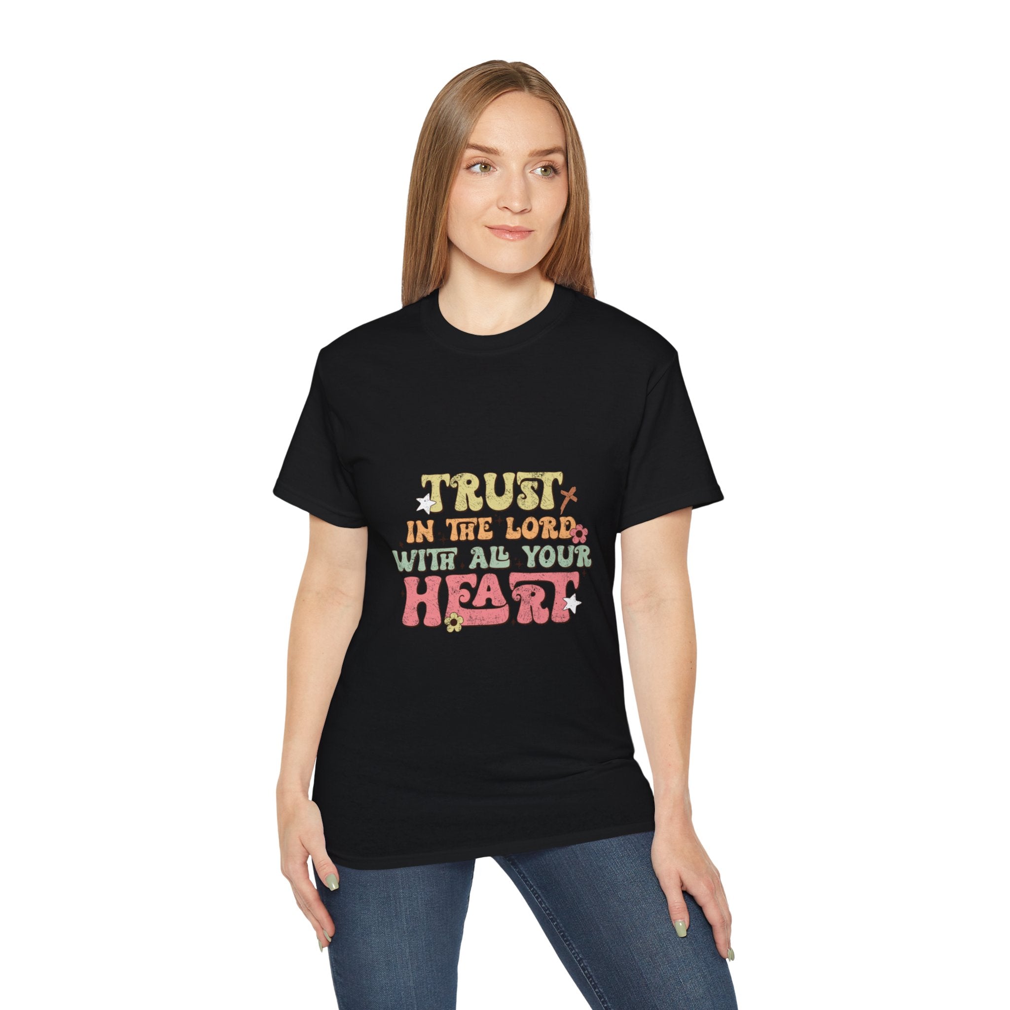 Christian t-shirt, Trust in the Lord with all your heart t-shirt