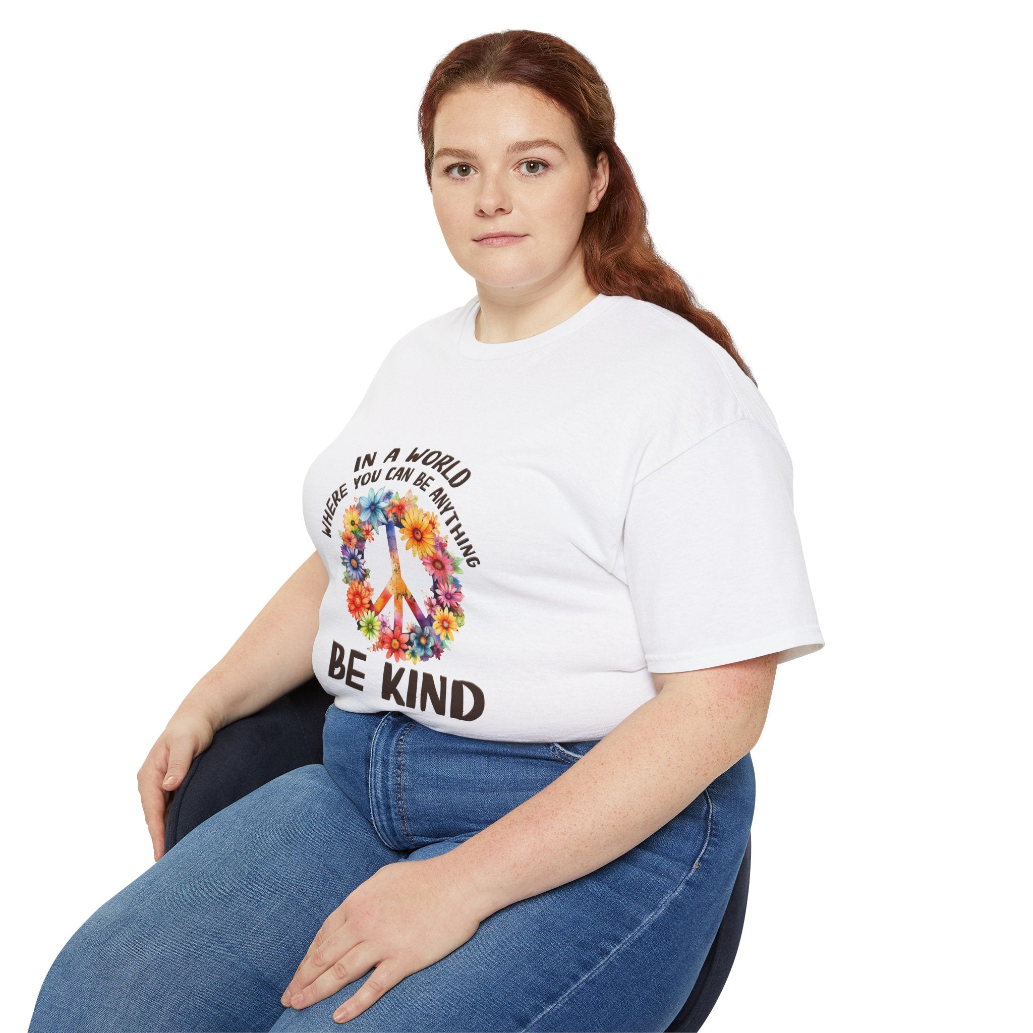 Hippie t-shirt, be kind t-shirt