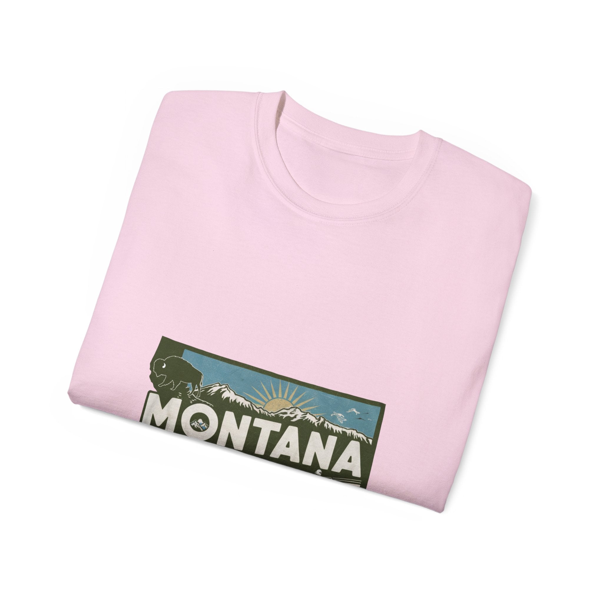 Retro  Iconic U.S. States :  Montana t-shirt