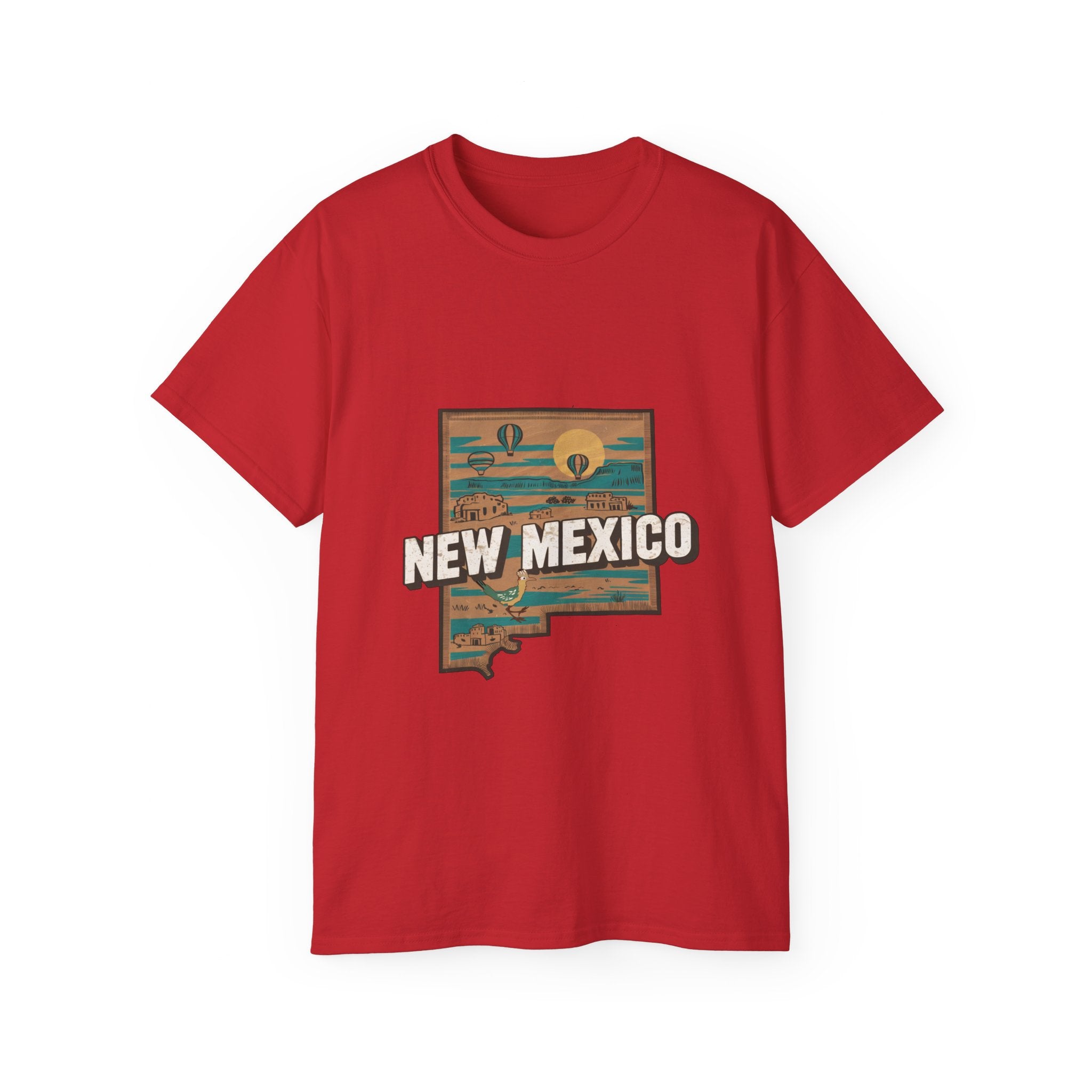 États américains emblématiques rétro : t-shirt Nouveau-Mexique