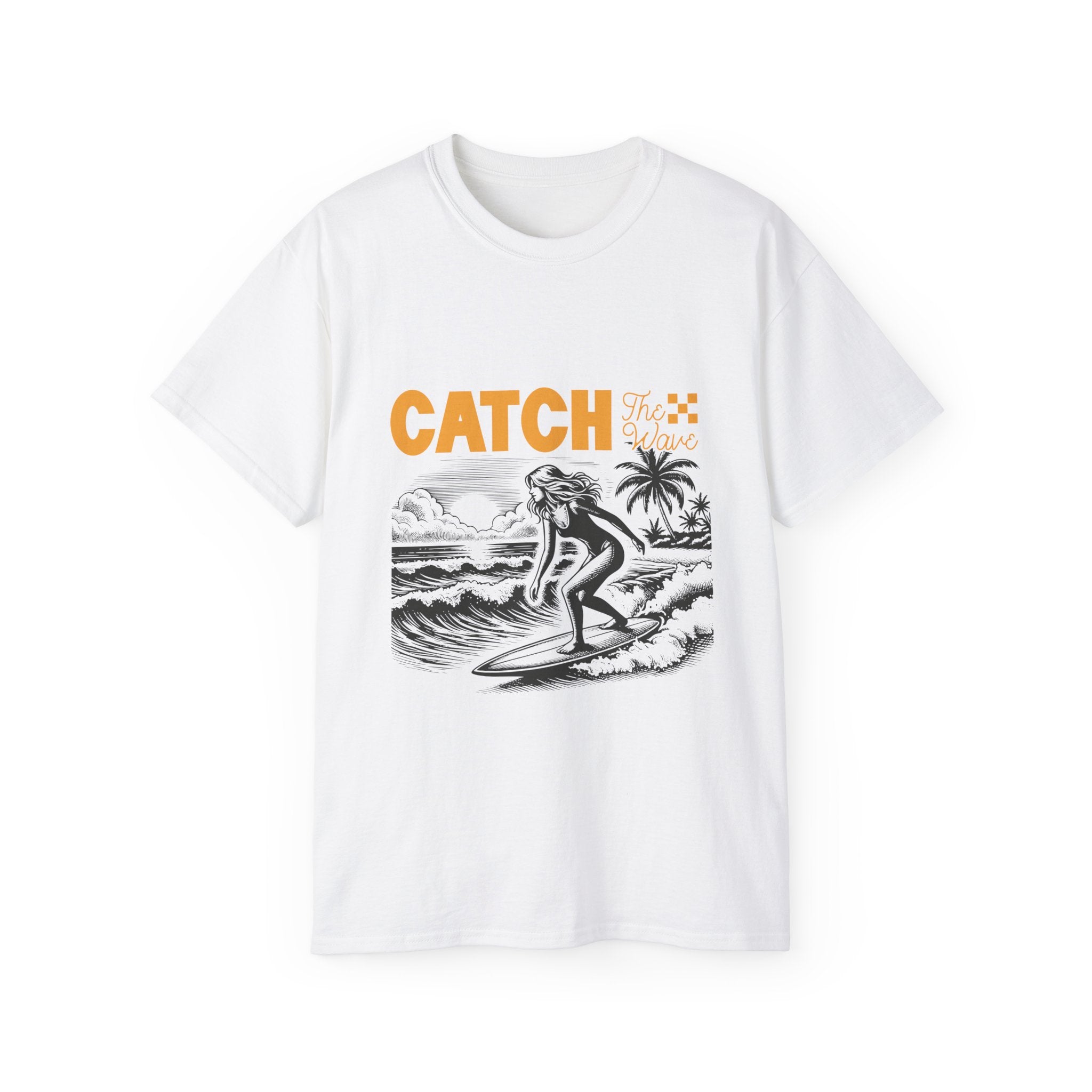 Vintage Summer Beach : Catch the Wave t-shirt