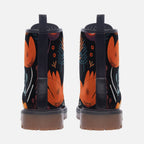 Floral Vegan Combat Boots