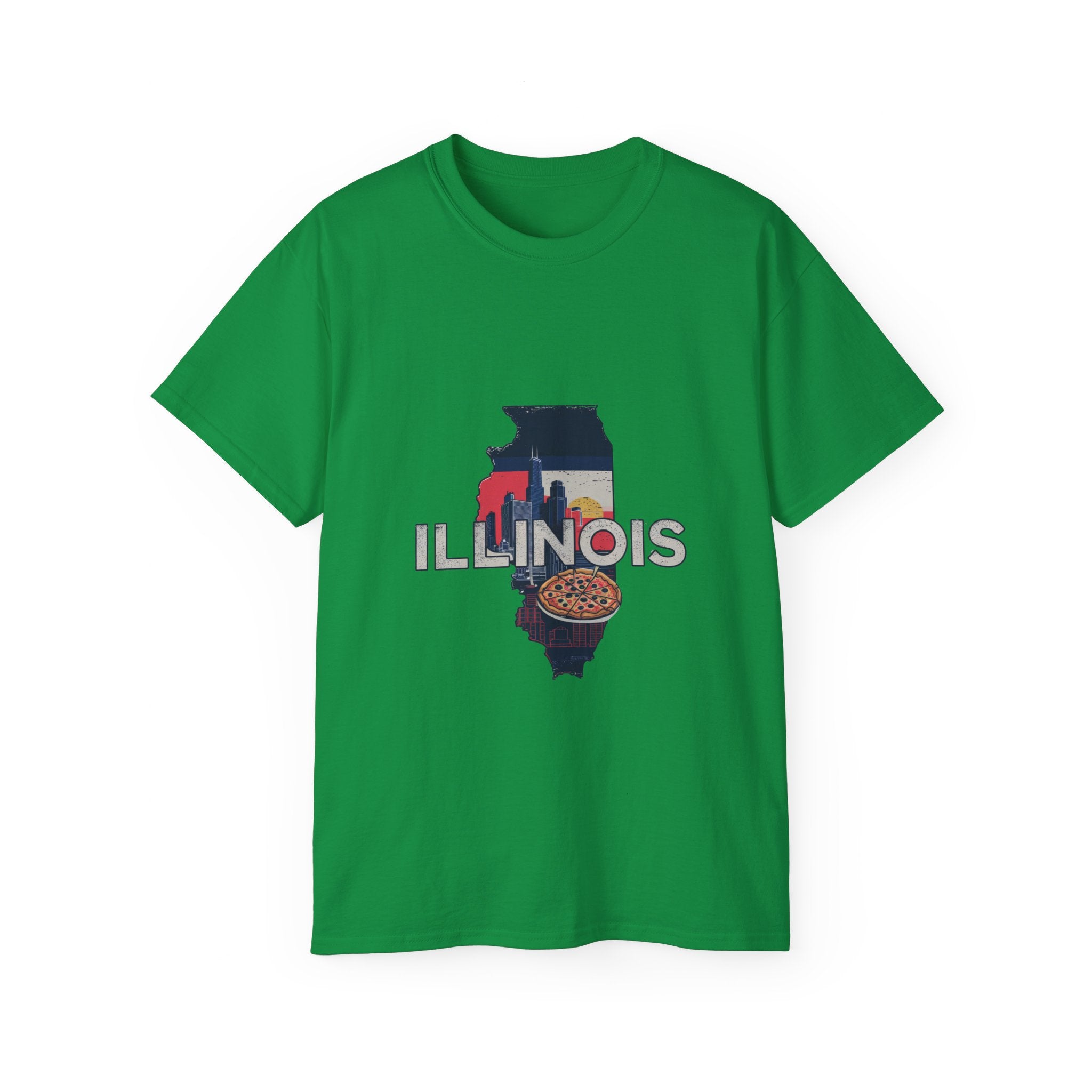 Retro Iconic States degli Stati Uniti: maglietta dell'Illinois