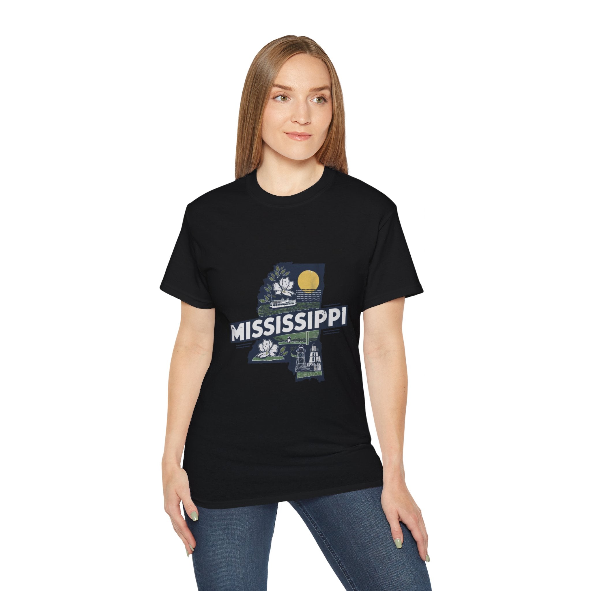 Retro  Iconic U.S. States :  Mississippi t-shirt