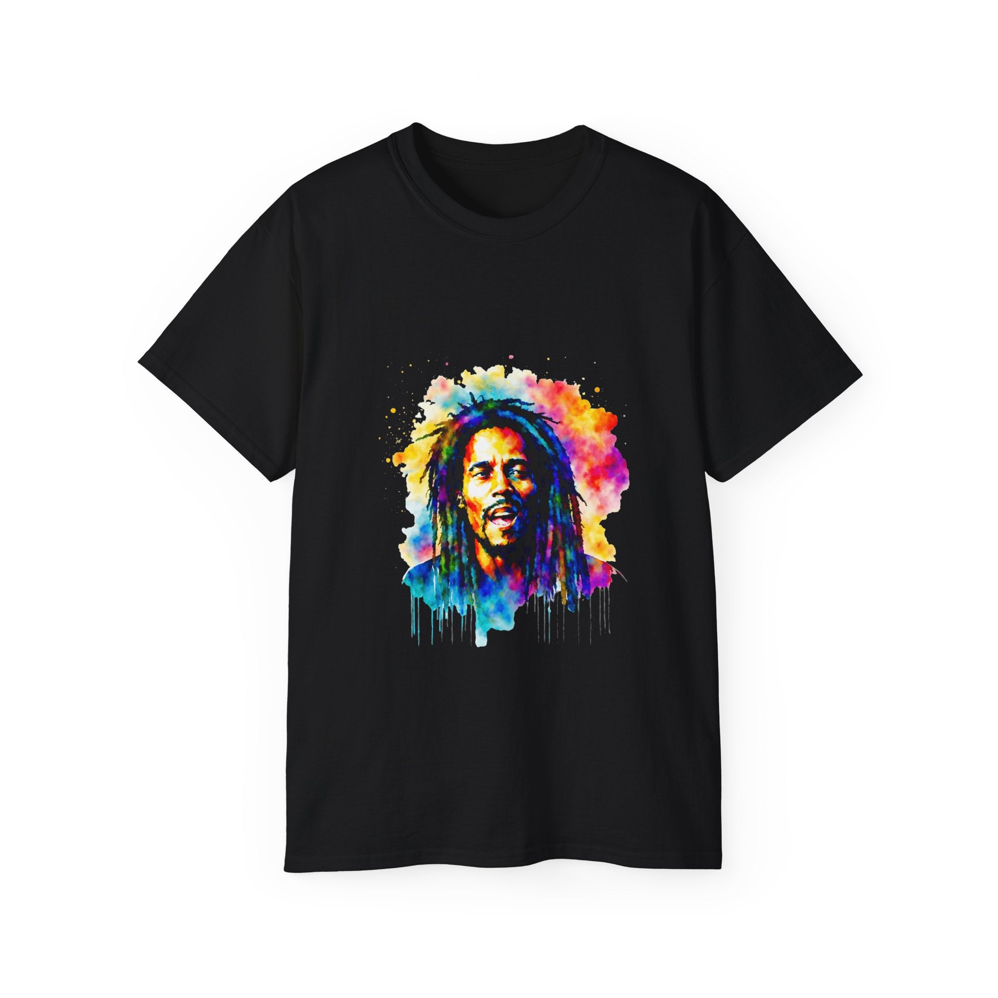 T-shirt Bob Marley, t-shirt Reggae Dreads coloré