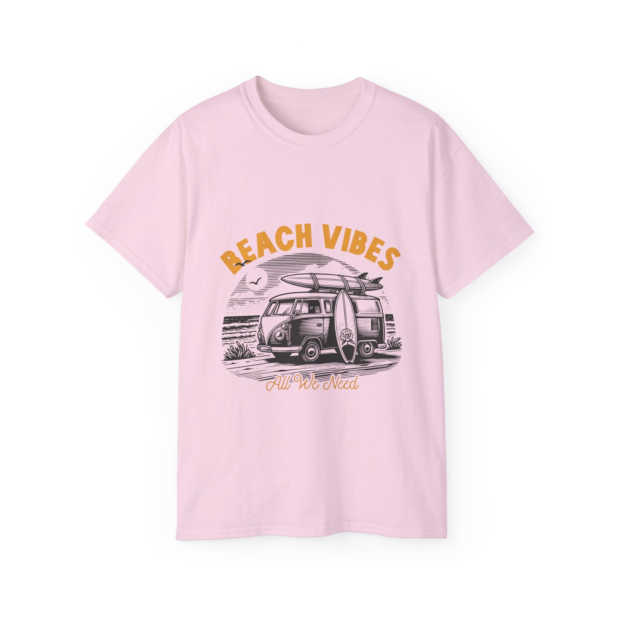 T-shirt Vintage Summer Beach : Beach Vibes - Tout ce dont nous avons besoin