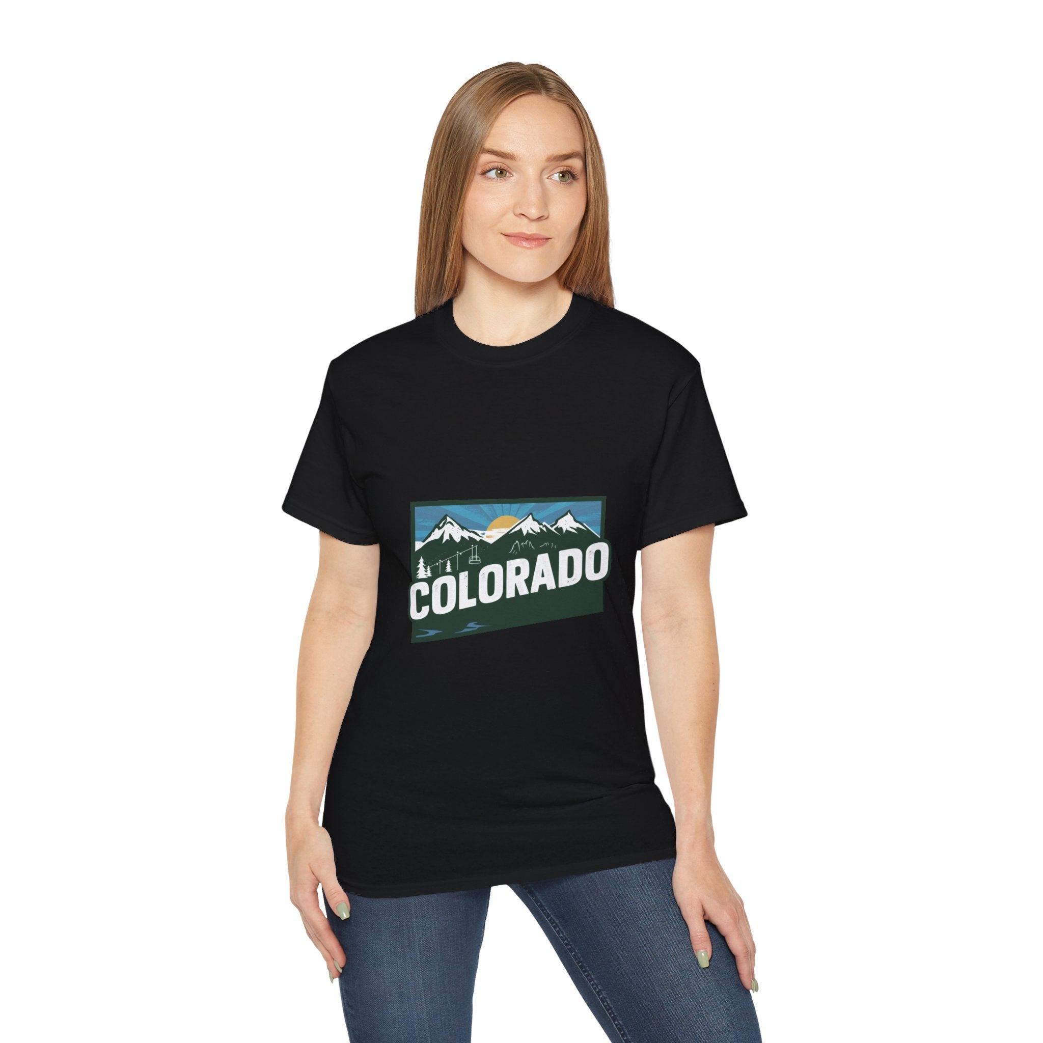 États américains emblématiques rétro : t-shirt Colorado