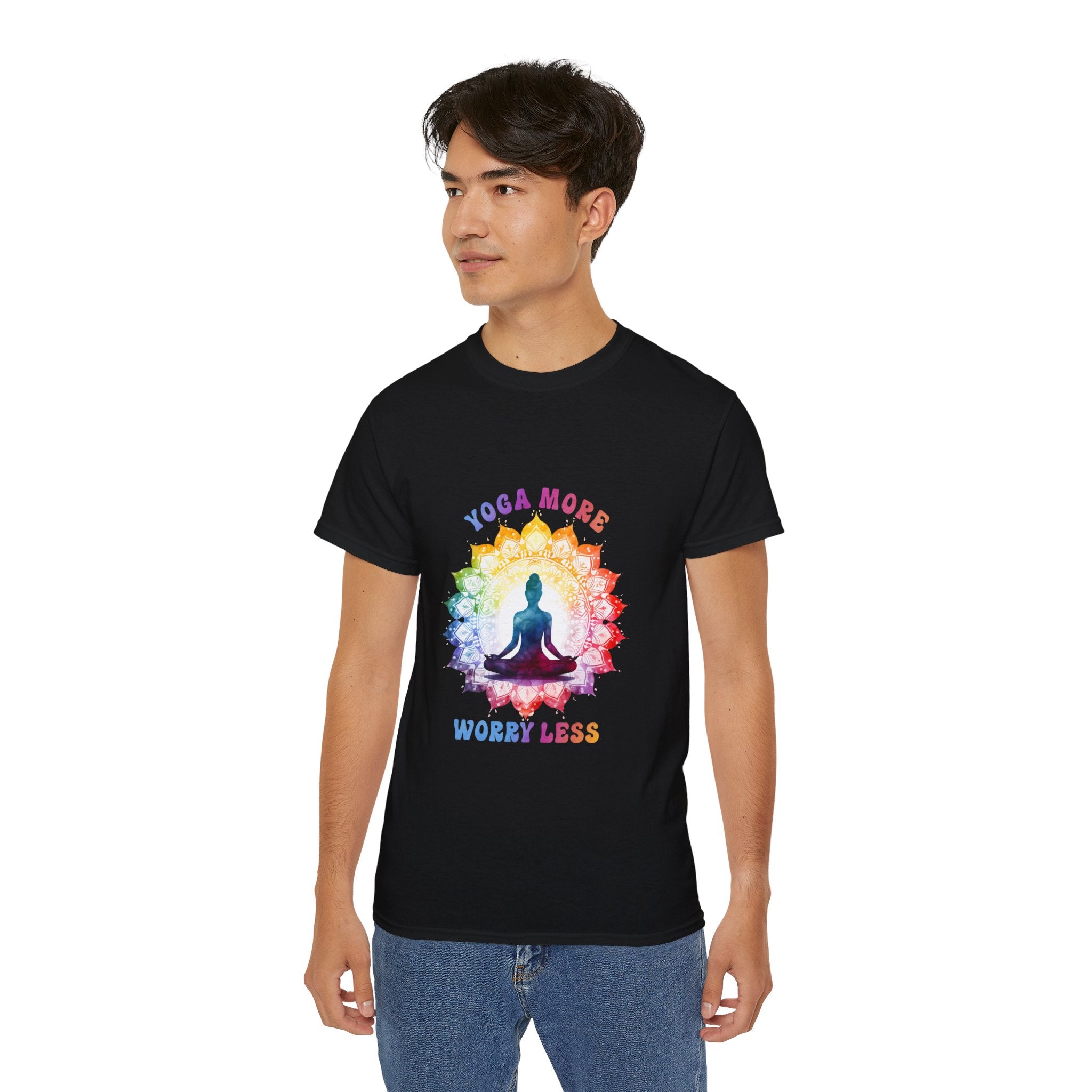 T-shirt de yoga, T-shirt de méditation, T-shirt Yoga Plus