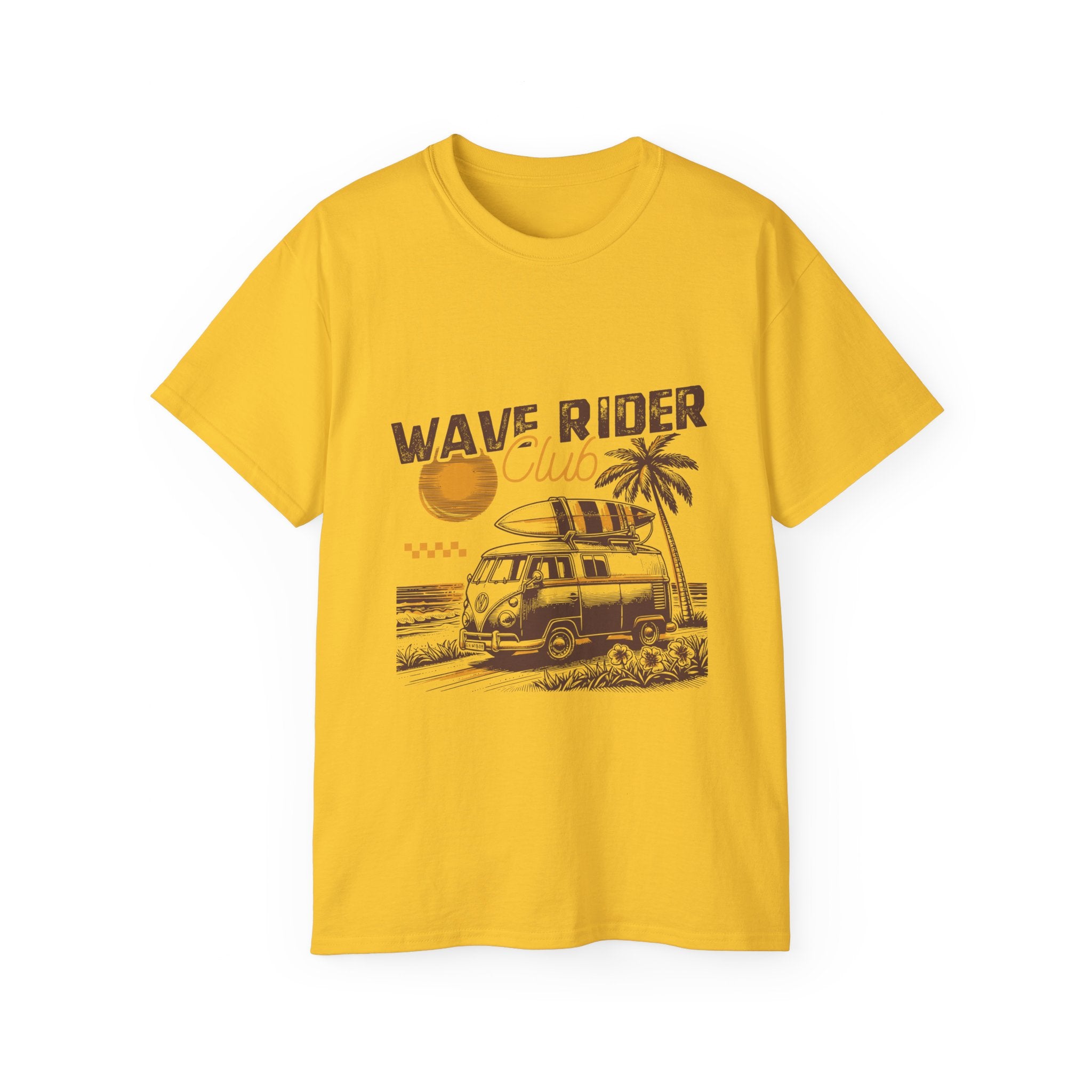 Plage d'été vintage : t-shirt Wave Rider