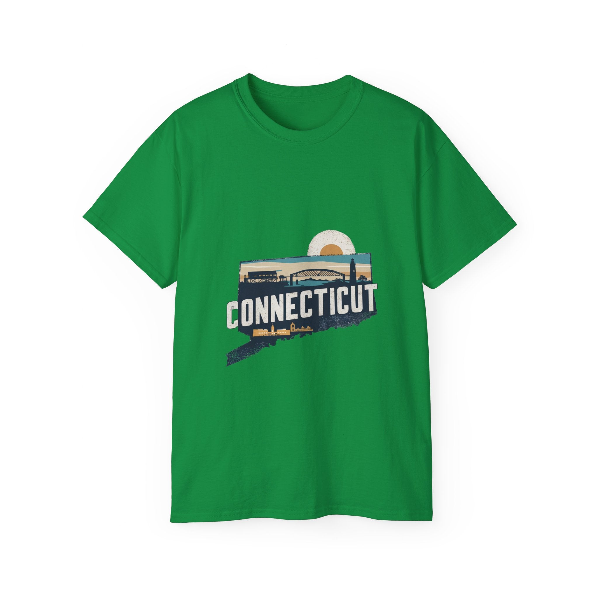 Retro Iconic States degli Stati Uniti: T-shirt del Connecticut