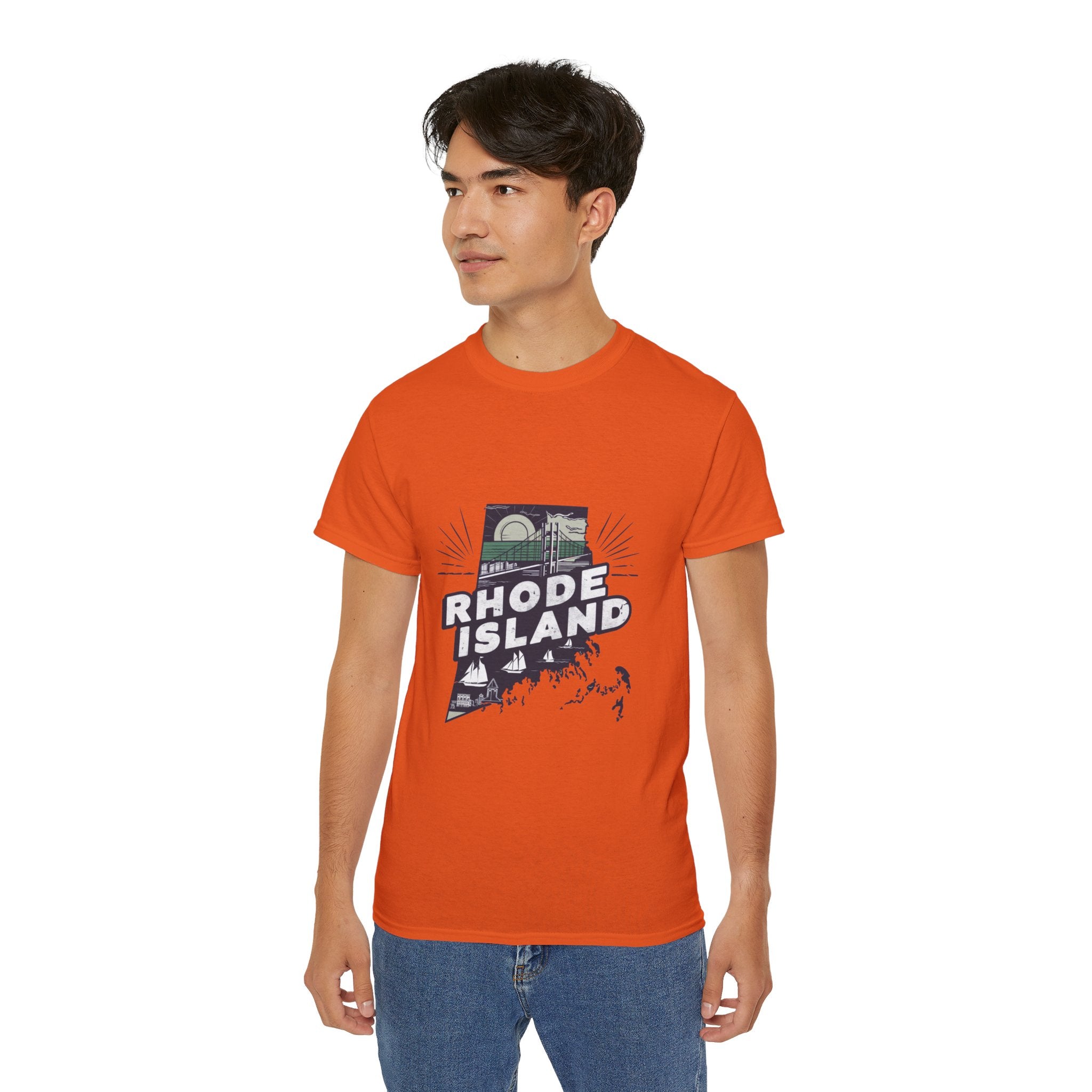 Retro  Iconic U.S. States : Rhode Island t-shirt