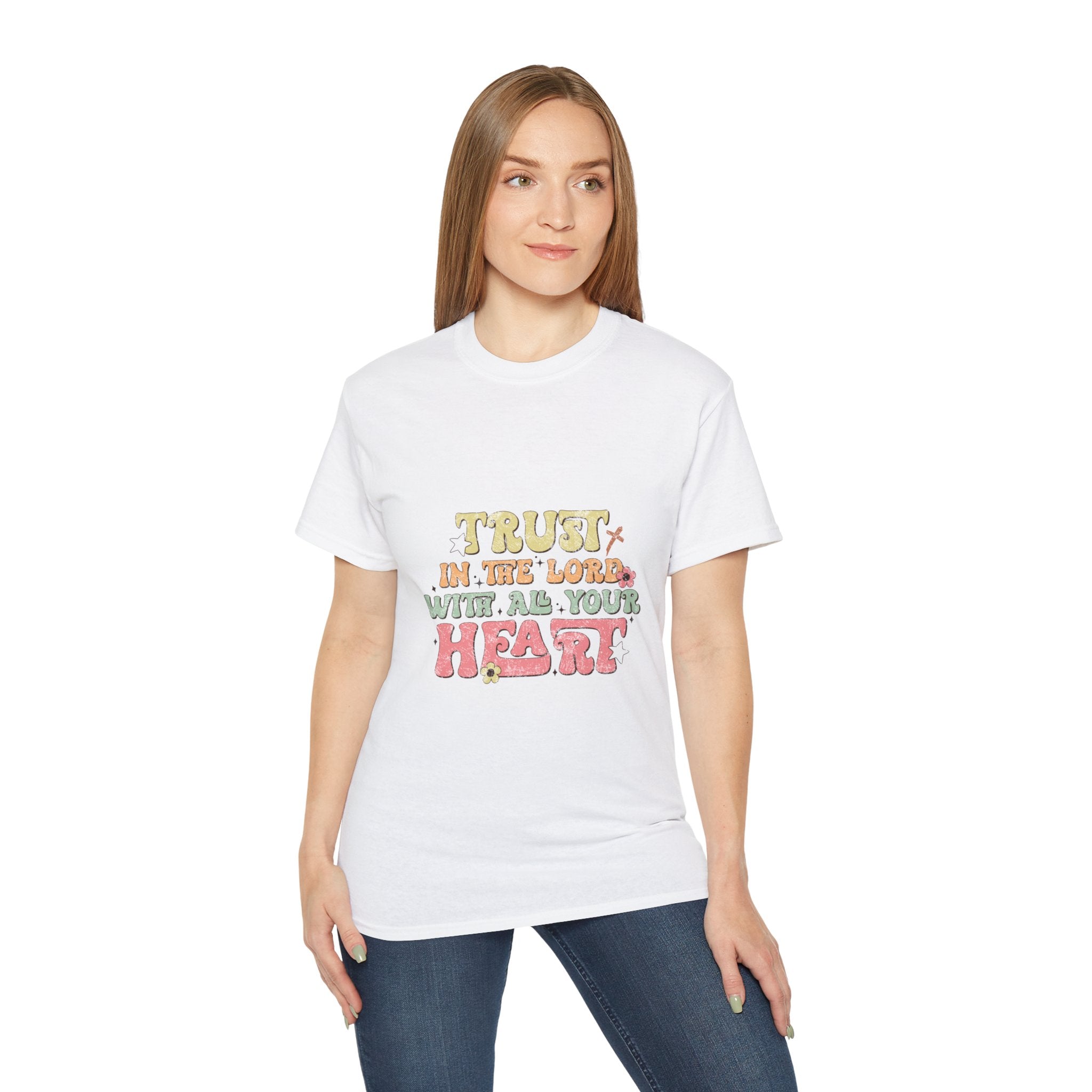 Christian t-shirt, Trust in the Lord with all your heart t-shirt