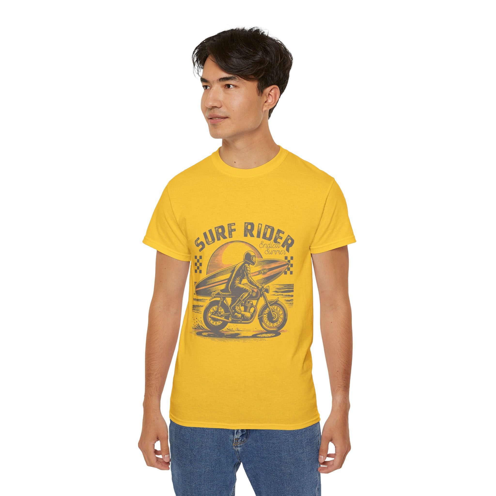 Plage d'été vintage : t-shirt Surf Rider