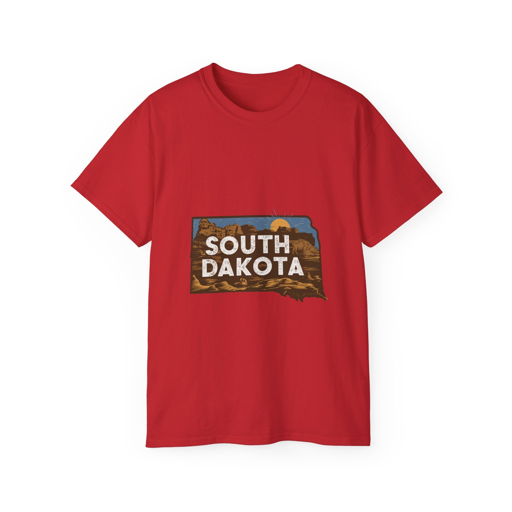 États américains emblématiques rétro : t-shirt Dakota du Sud