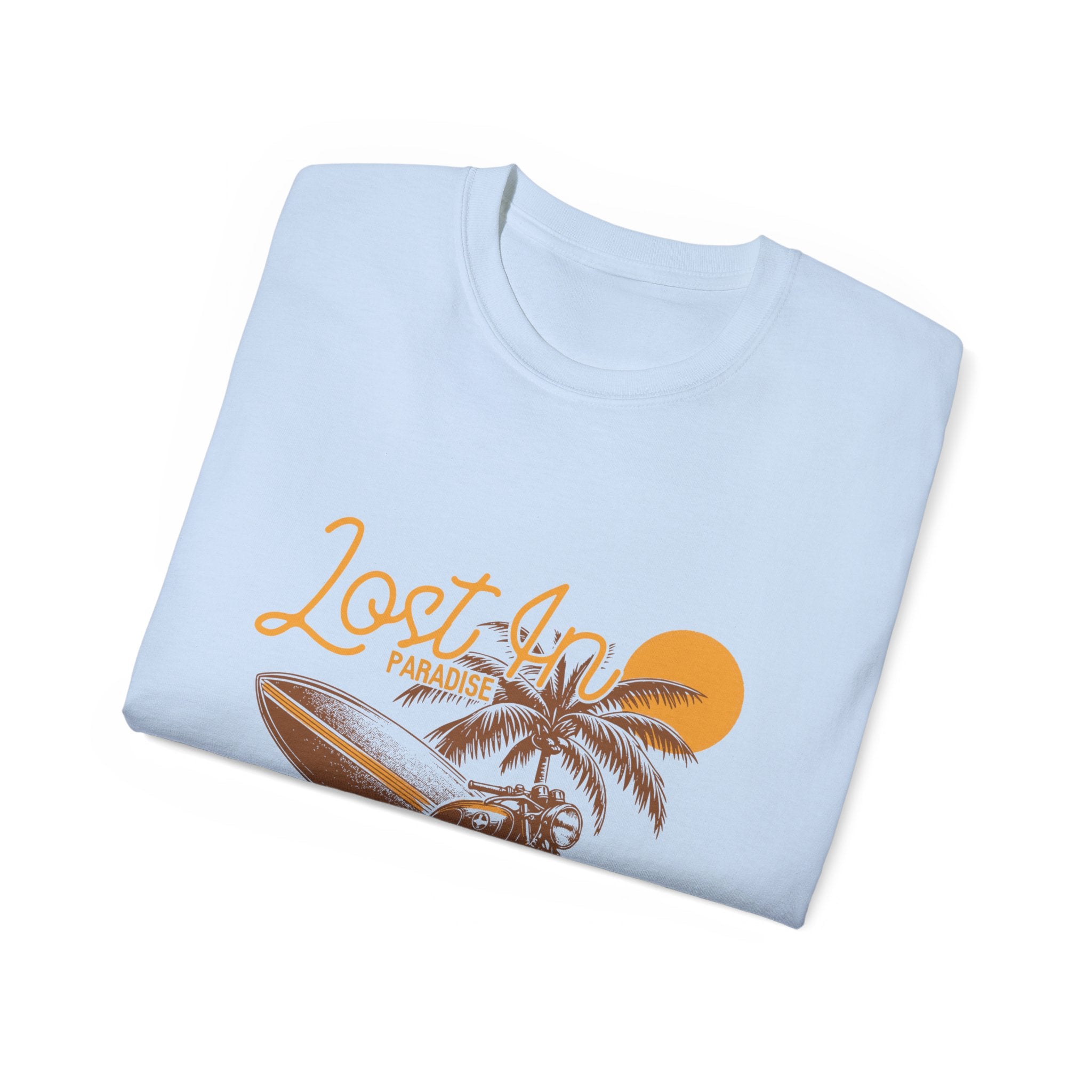 Vintage Summer Beach : Lost In Paradise t-shirt